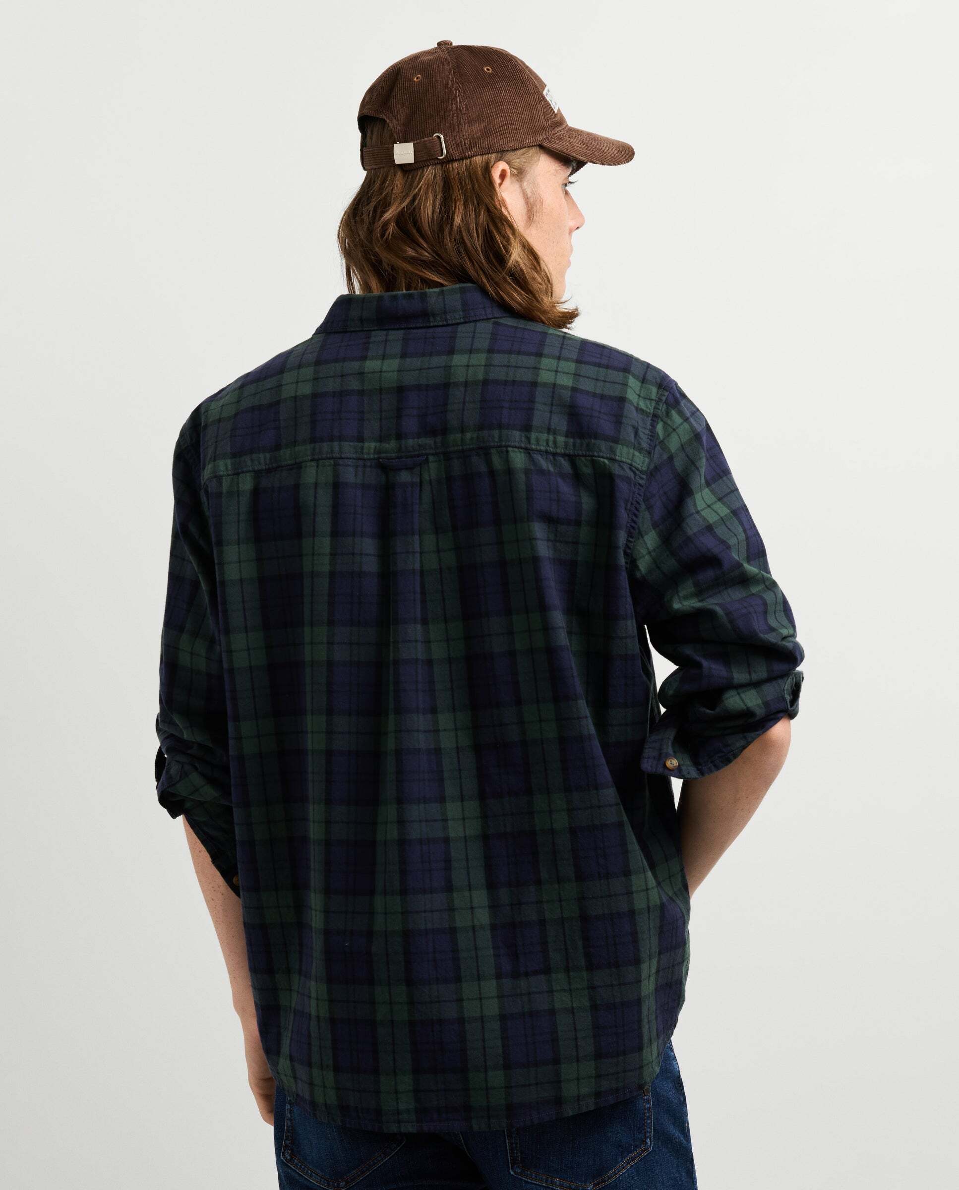 Camisa de hombre cuadros fit casual - Pepe Jeans - Verde Verde-3