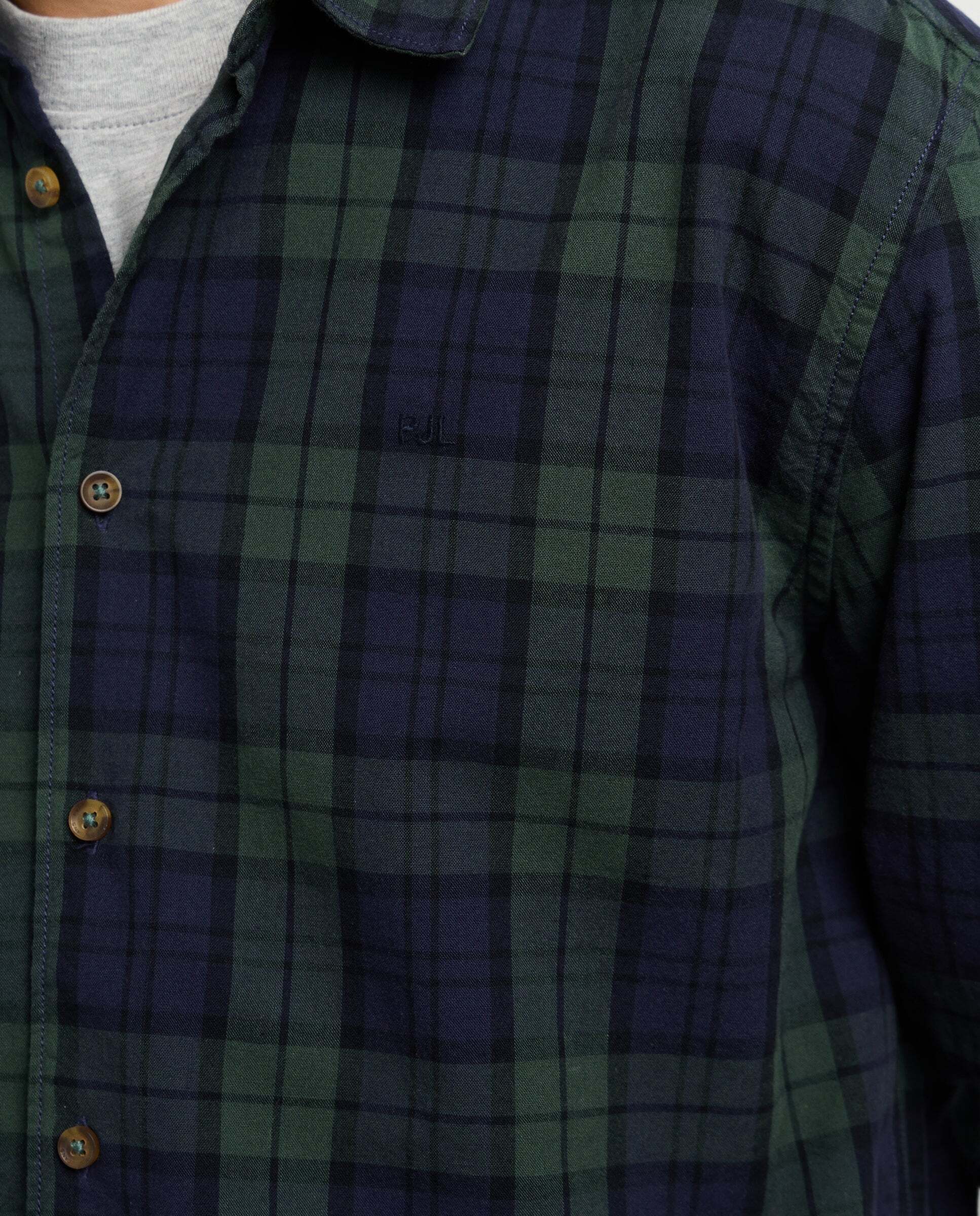 Camisa de hombre cuadros fit casual - Pepe Jeans - Verde Verde-4