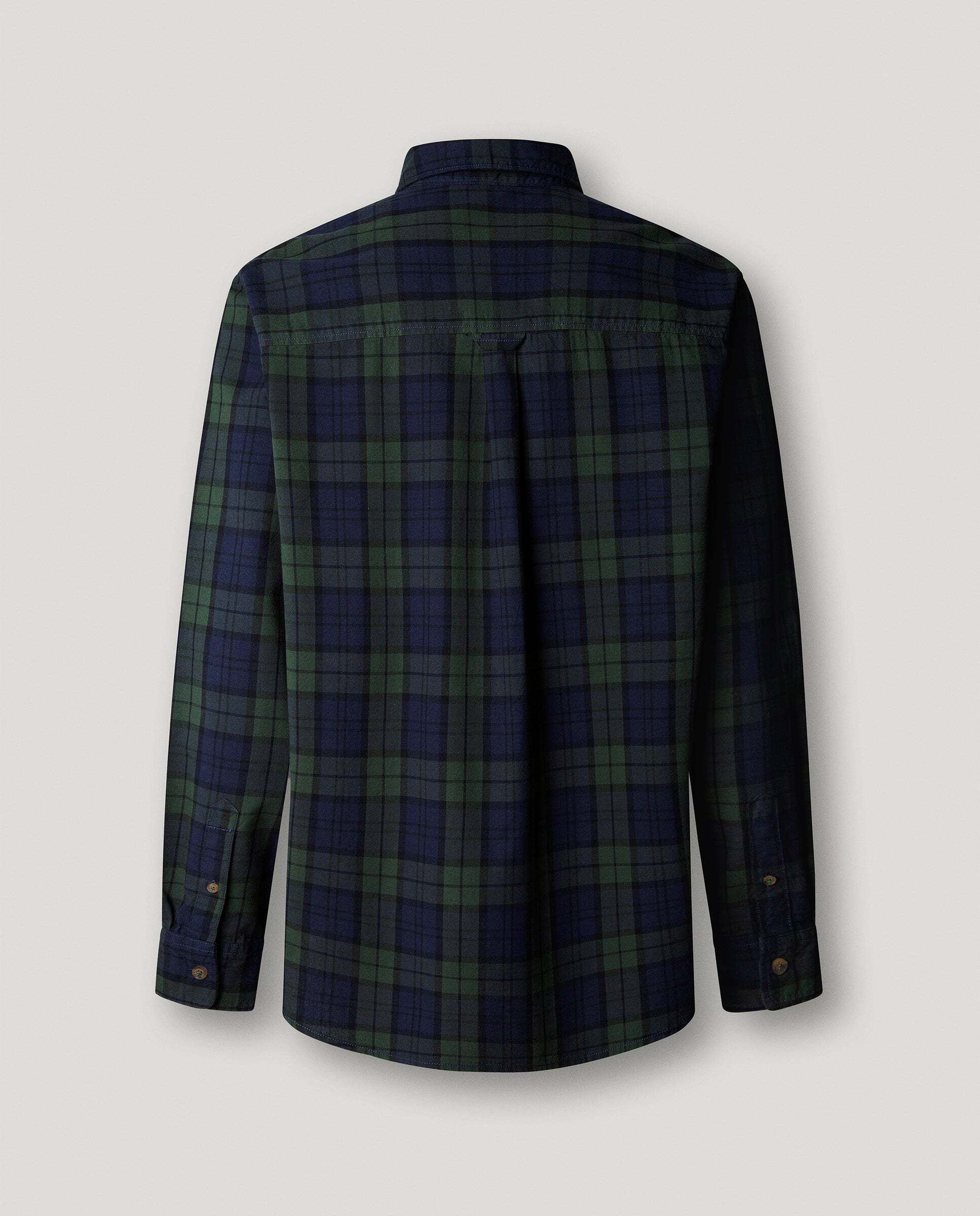 Camisa de hombre cuadros fit casual - Pepe Jeans - Verde Verde-5