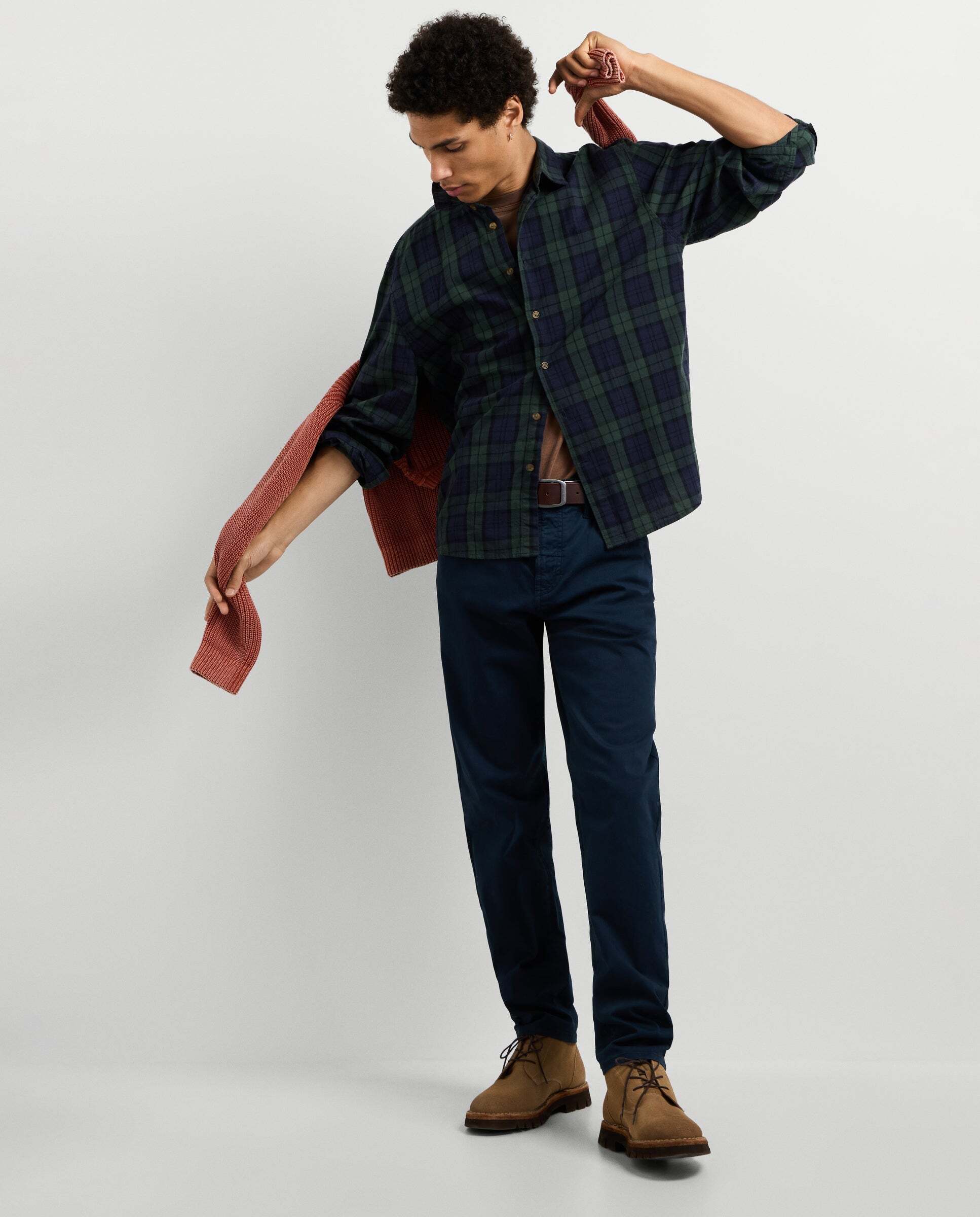 Pantalón de hombre 5 bolsillos fit taper - Pepe Jeans - Azul Azul-2