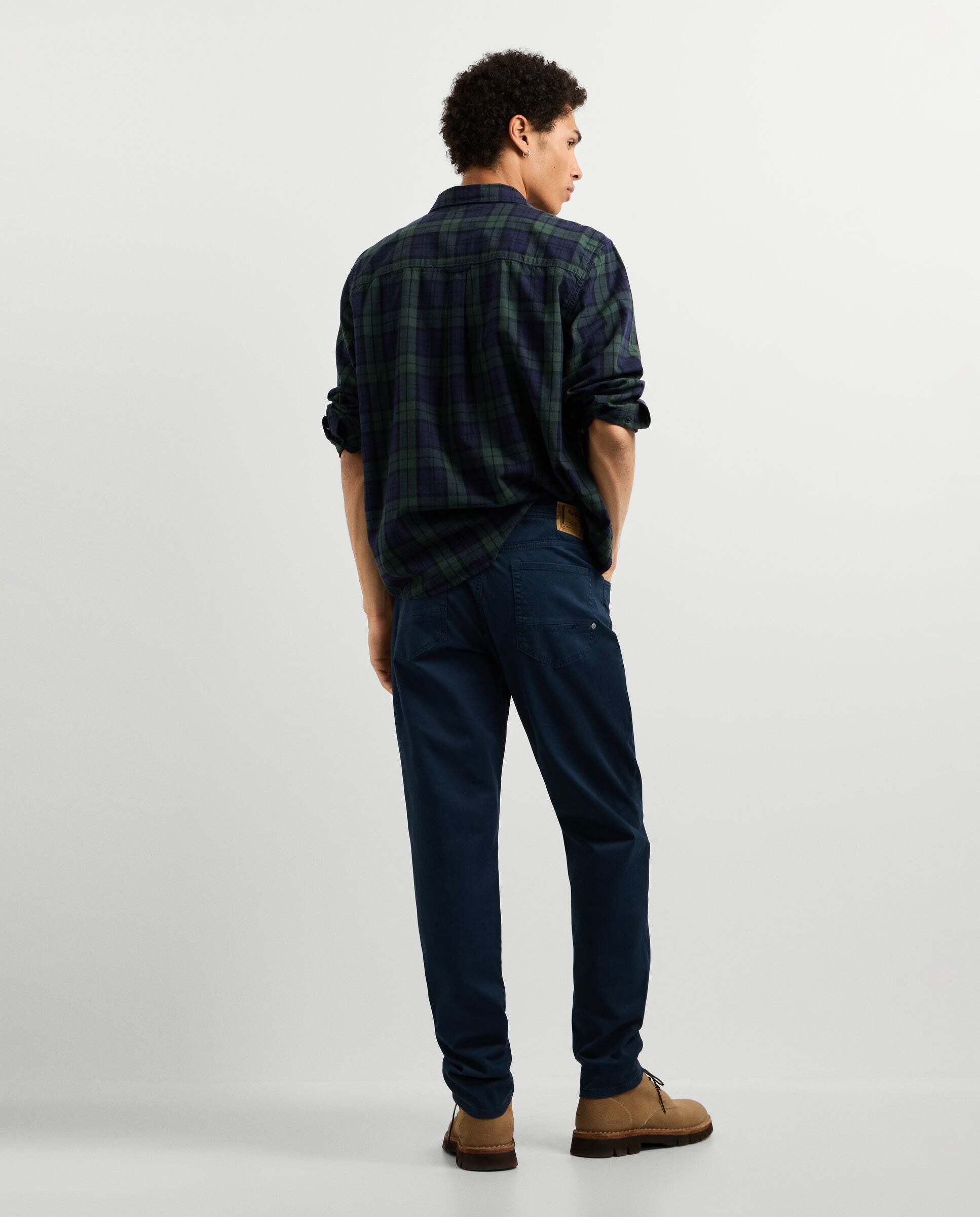 Pantalón de hombre 5 bolsillos fit taper - Pepe Jeans - Azul Azul-3