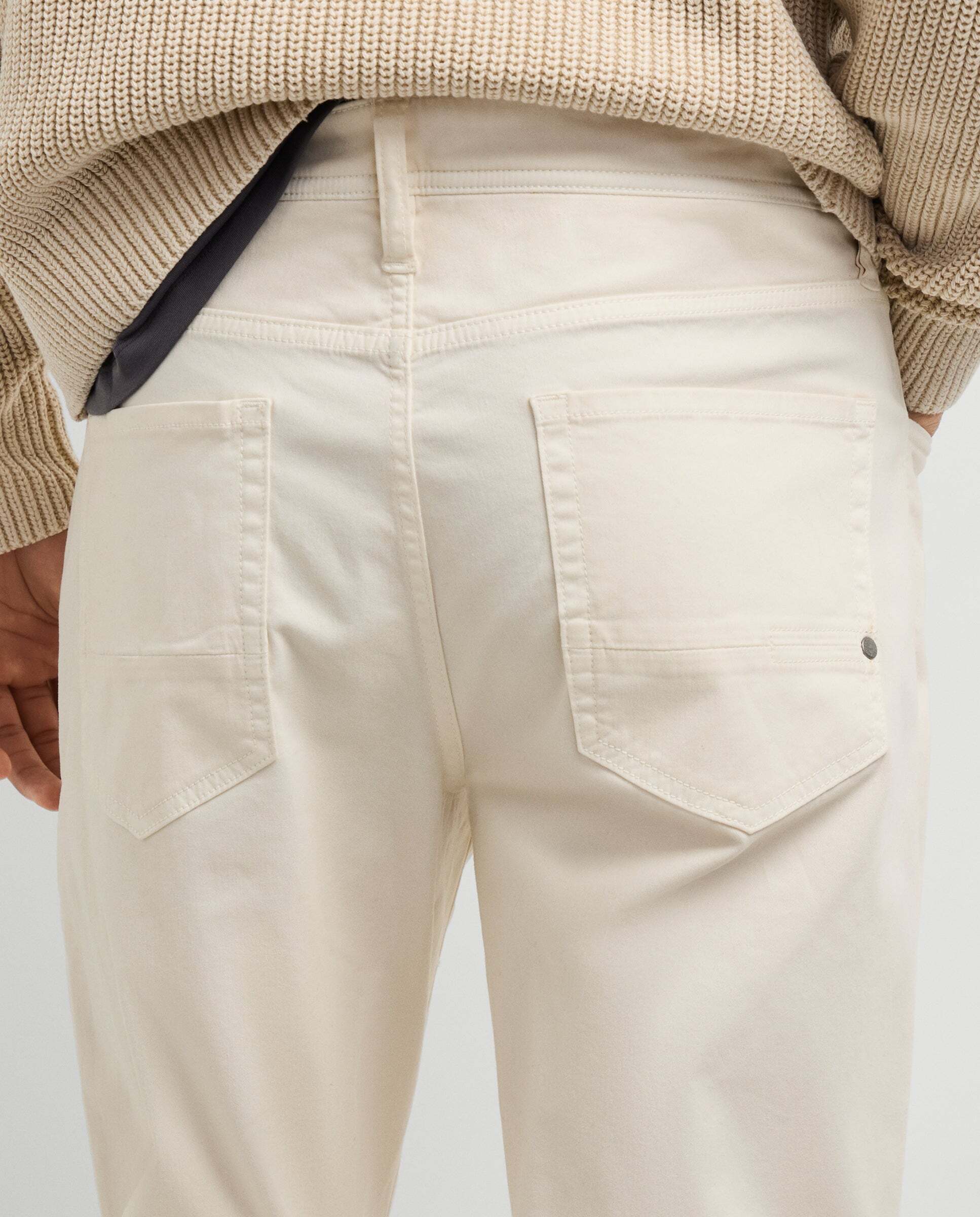 Pantalón de hombre 5 bolsillos fit taper - Pepe Jeans - Blanco Blanco-4