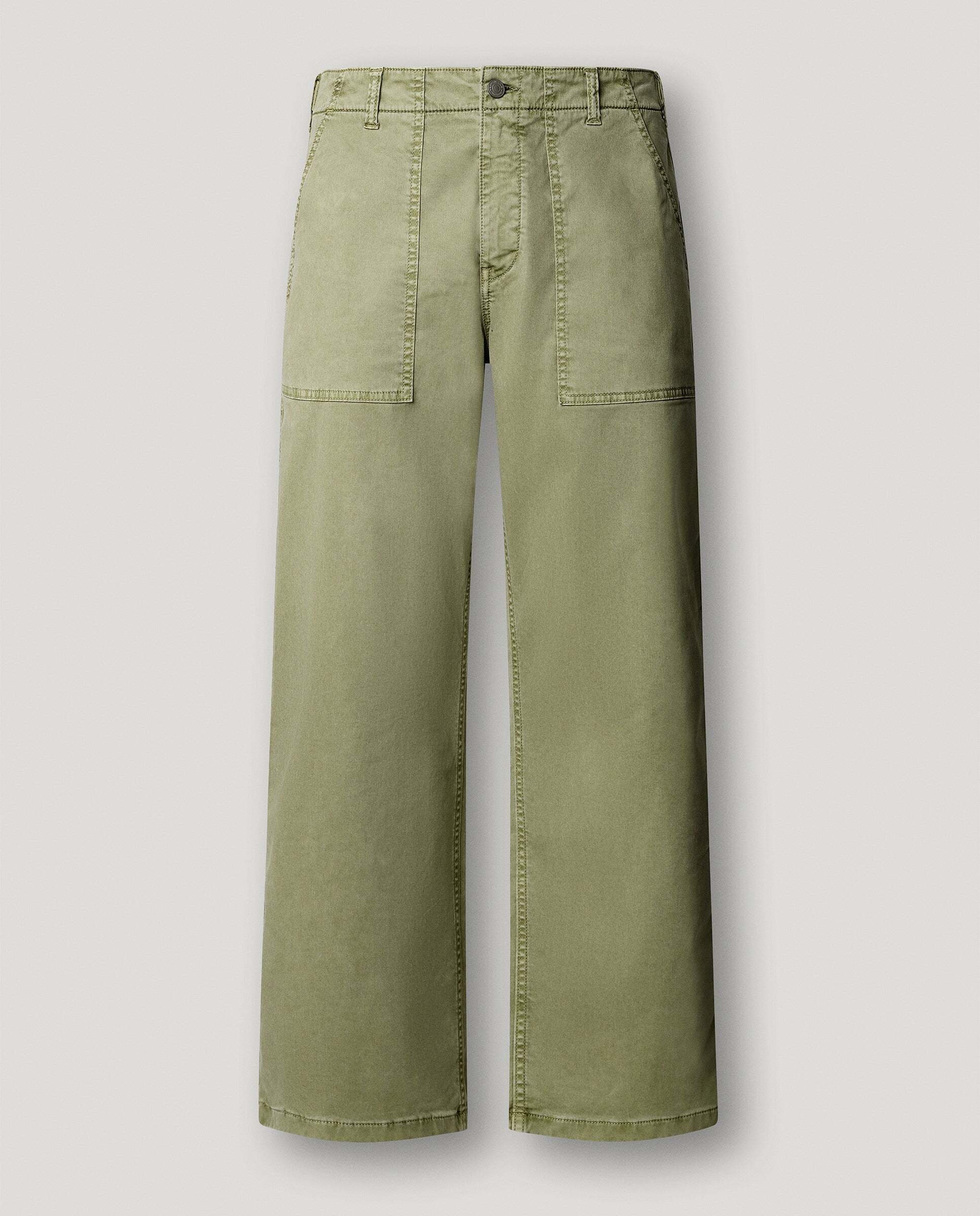 Pantalón de hombre sarga fit relaxed - Pepe Jeans - Verde Verde-6