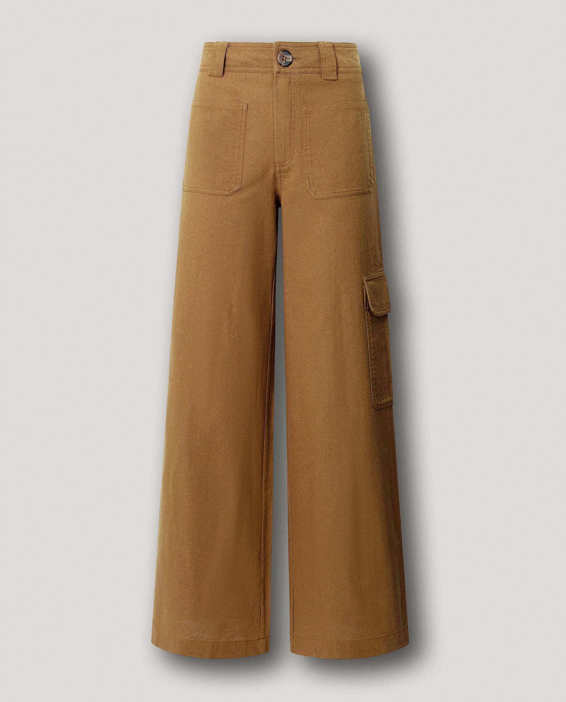 Pantalón de mujer cargo fit ancho - Pepe Jeans - Marrón Marrón-9