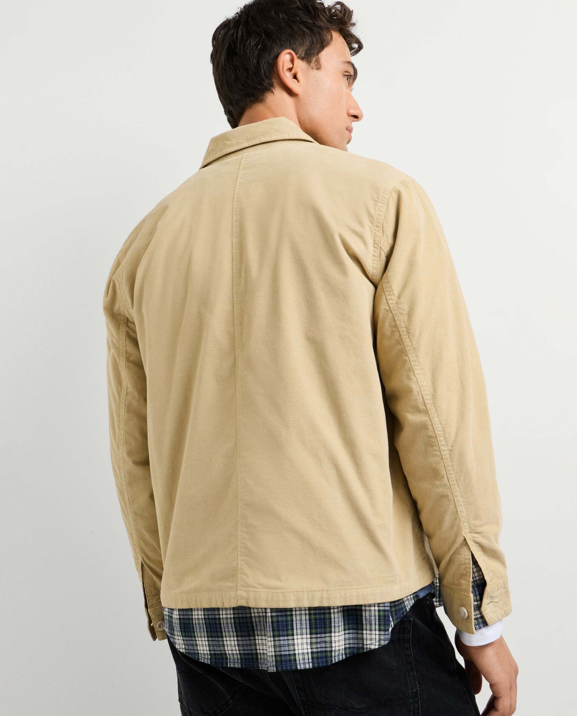 Sobrecamisa de hombre de pana fit regular - Pepe Jeans - Natural Natural-3
