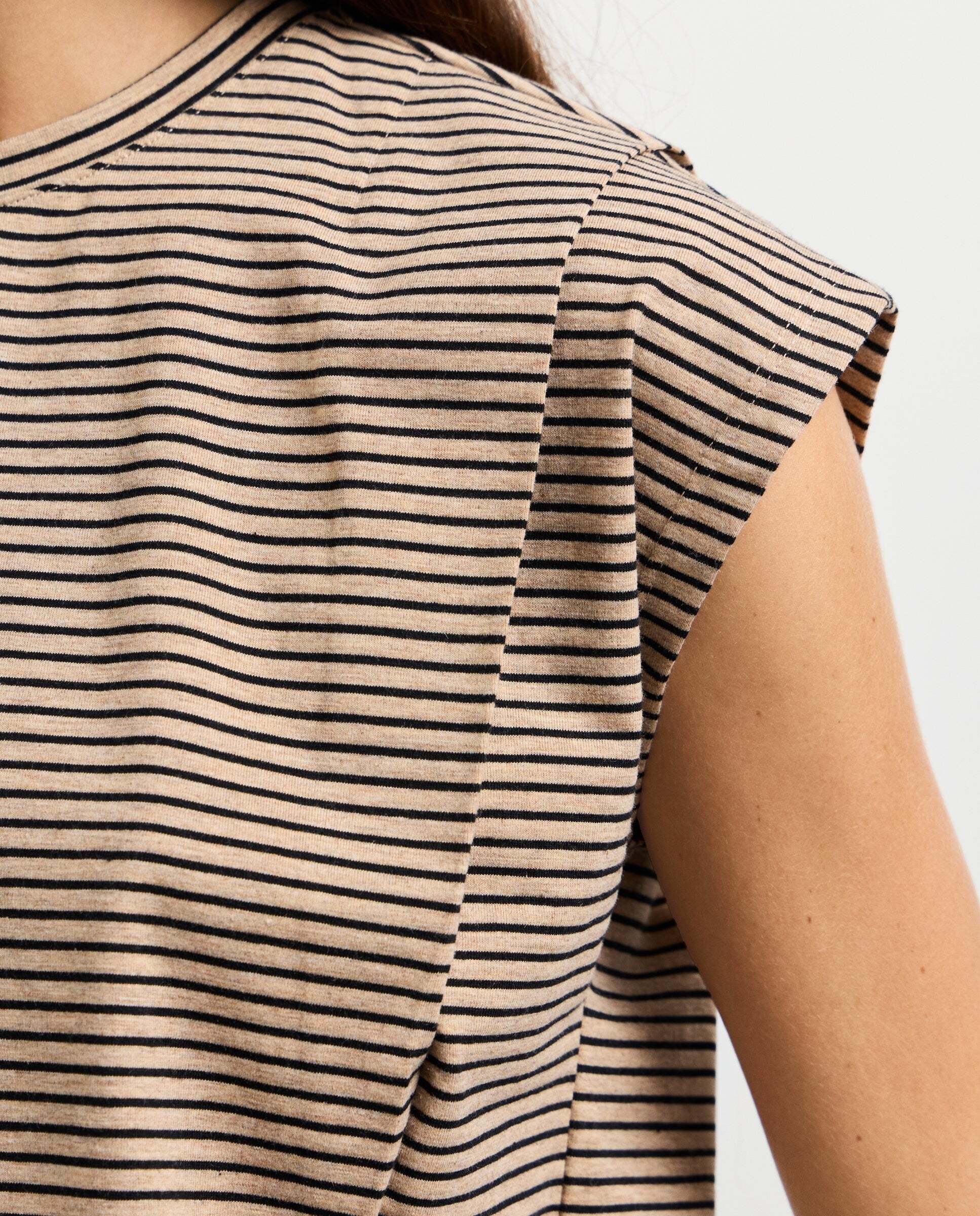 Camiseta de mujer de rayas - Pepe Jeans - Azul Océano Azul Océano-4