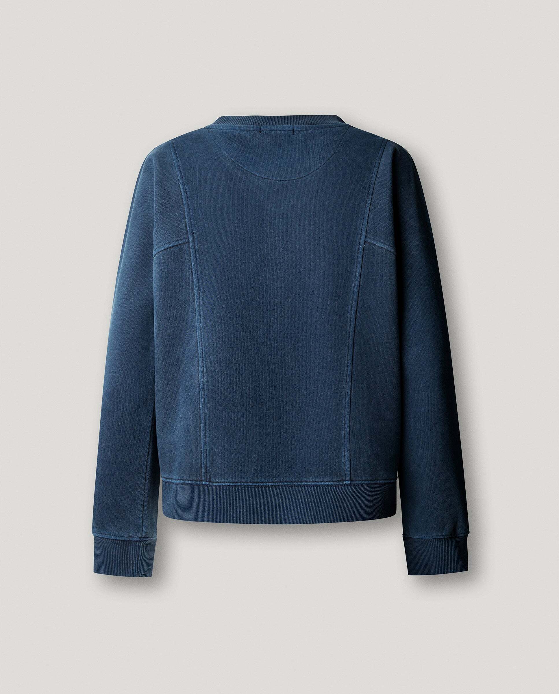 Sudadera de mujer cuello redondo con costuras decorativas - Pepe Jeans - Azul oscuro Azul oscuro-5