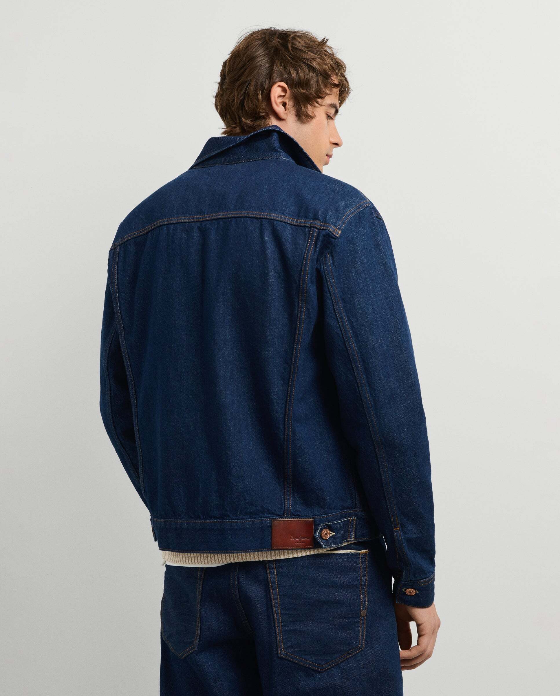 Cazadora denim selvedge fit relaxed - Pepe Jeans - Azul denim Azul denim-3