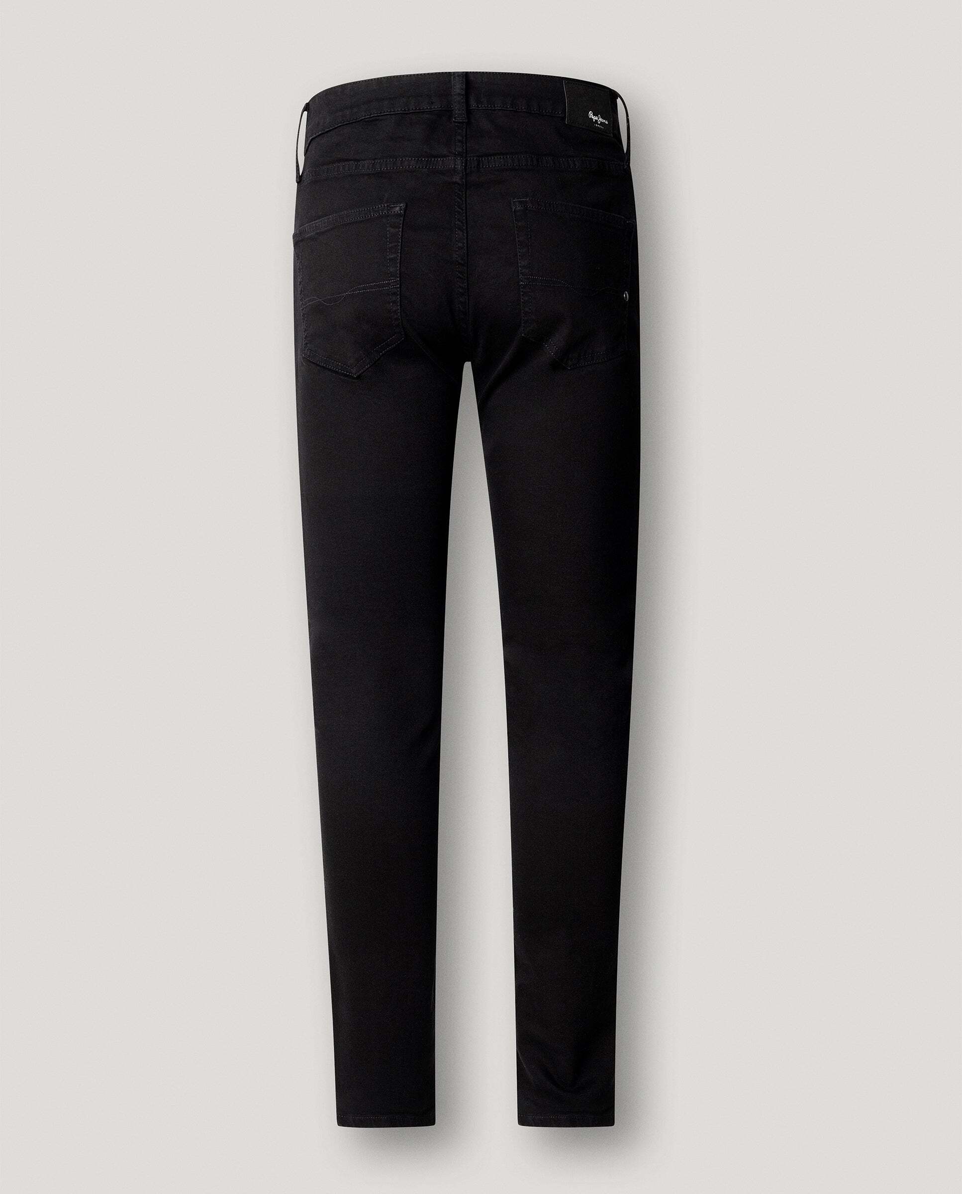 Imagen 5 de Vaquero de hombre fit skinny tiro regular - Pepe Jeans - Negro Negro