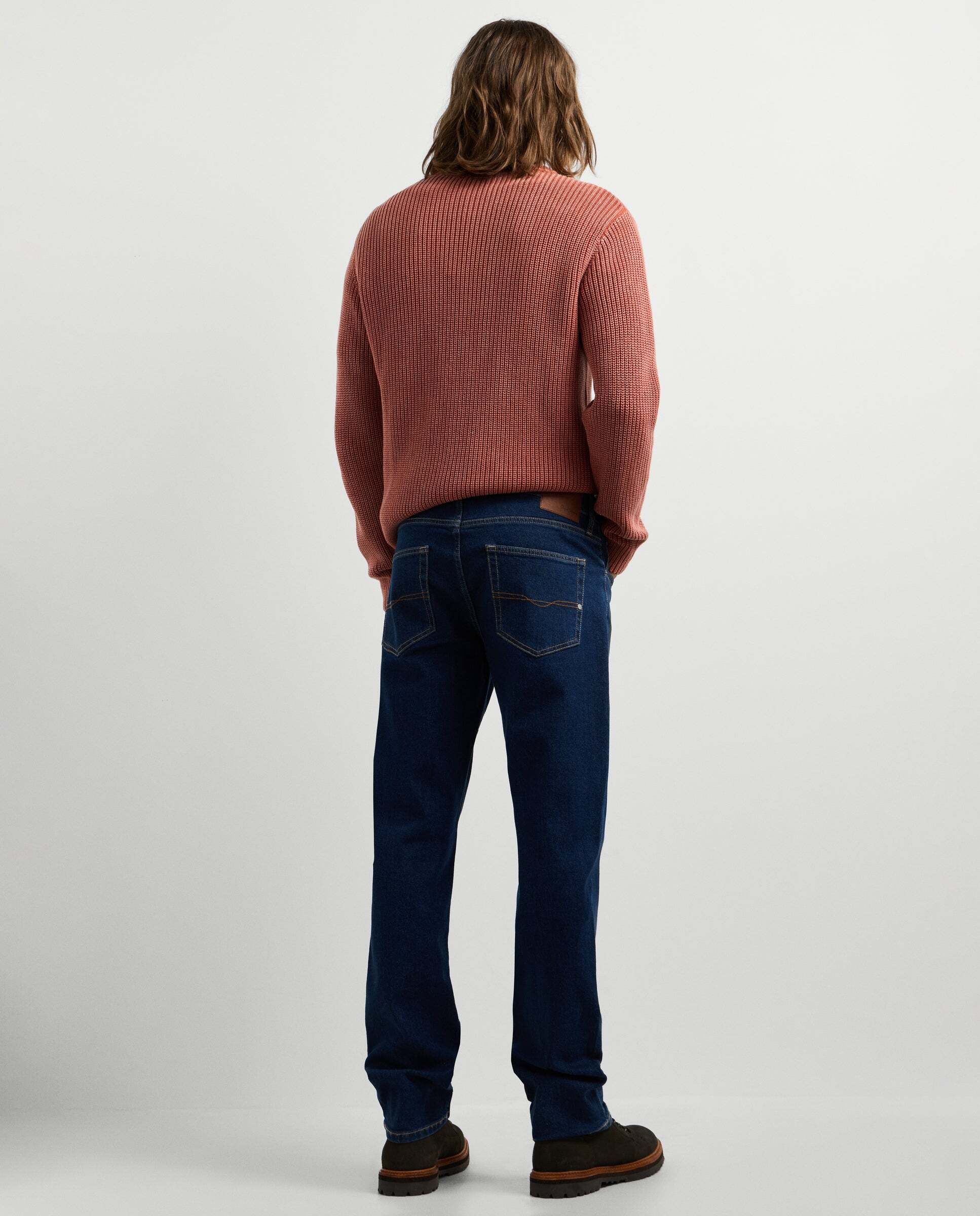 Vaquero de hombre fit recto tiro regular - Pepe Jeans - Azul oscuro Azul oscuro-3