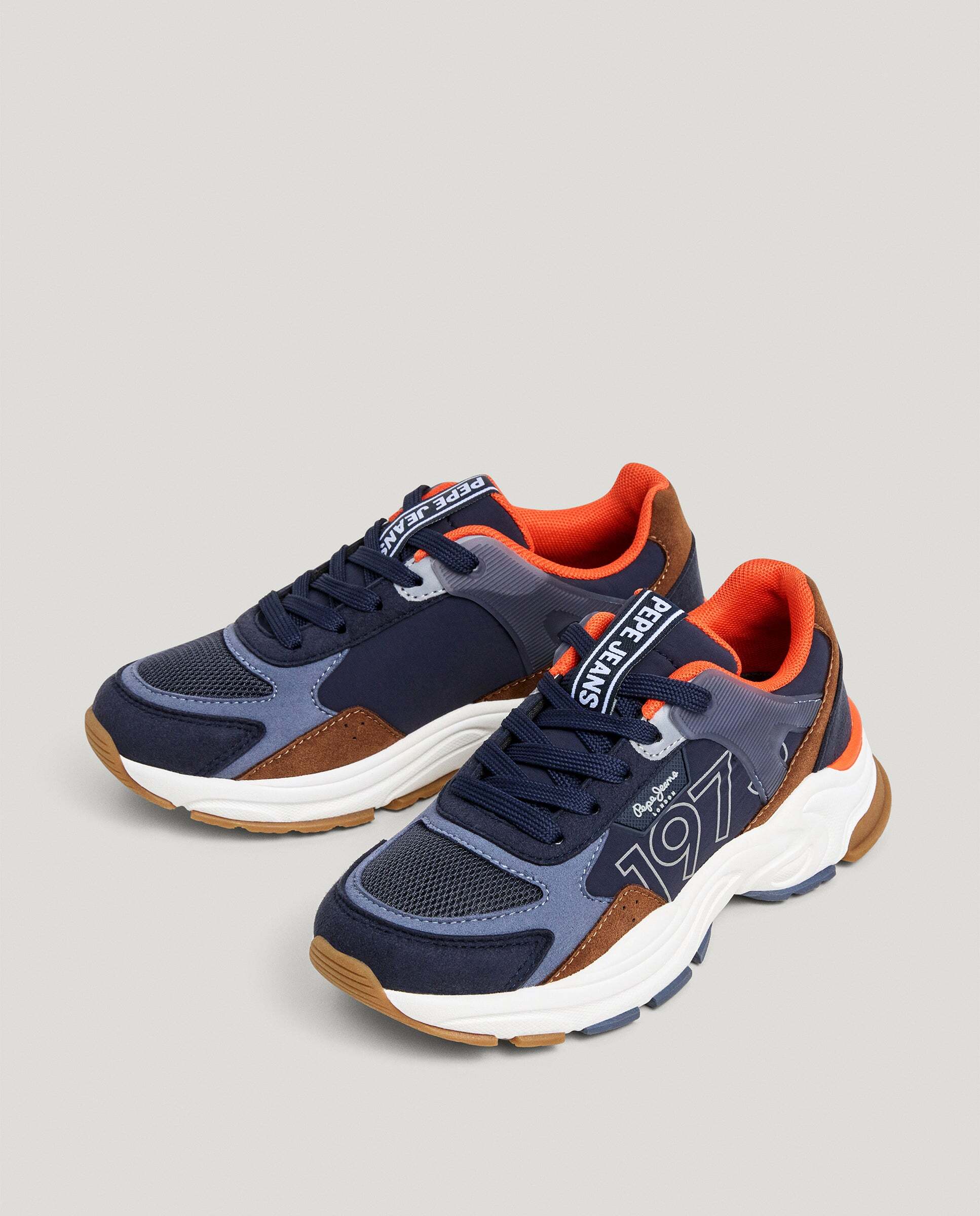 Imagen 3 de Zapatillas de niño combinadas - Pepe Jeans - Navy Navy