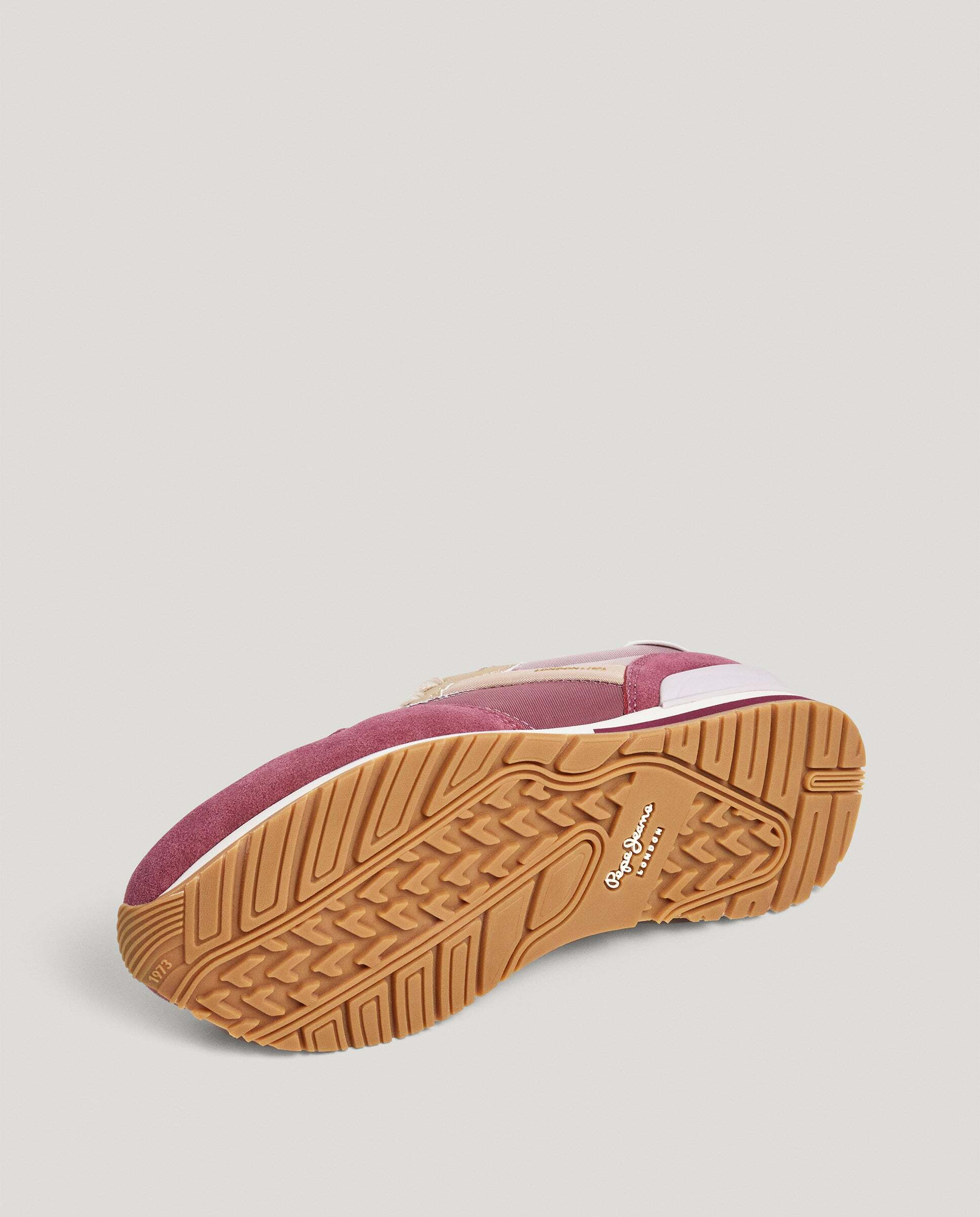 Hailon - Pepe Jeans - zapatillas running combinadas - Rojo cereza Rojo cereza-6