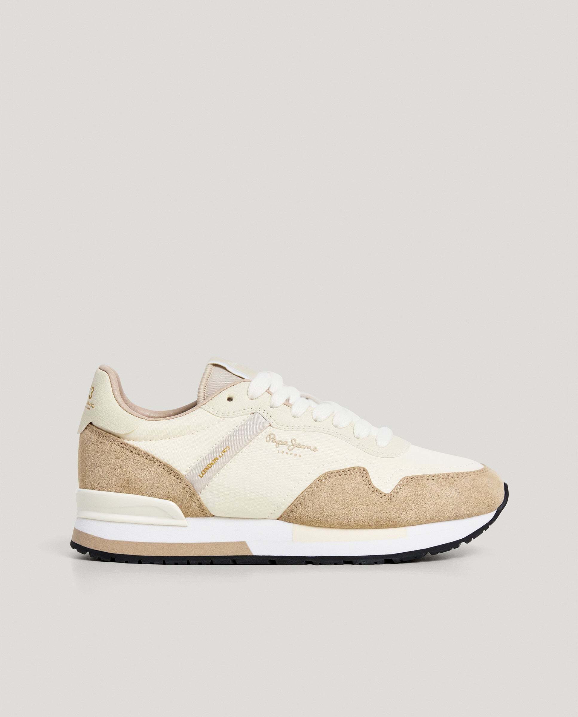 Hailon - Pepe Jeans - zapatillas running combinadas - Natural Natural-1