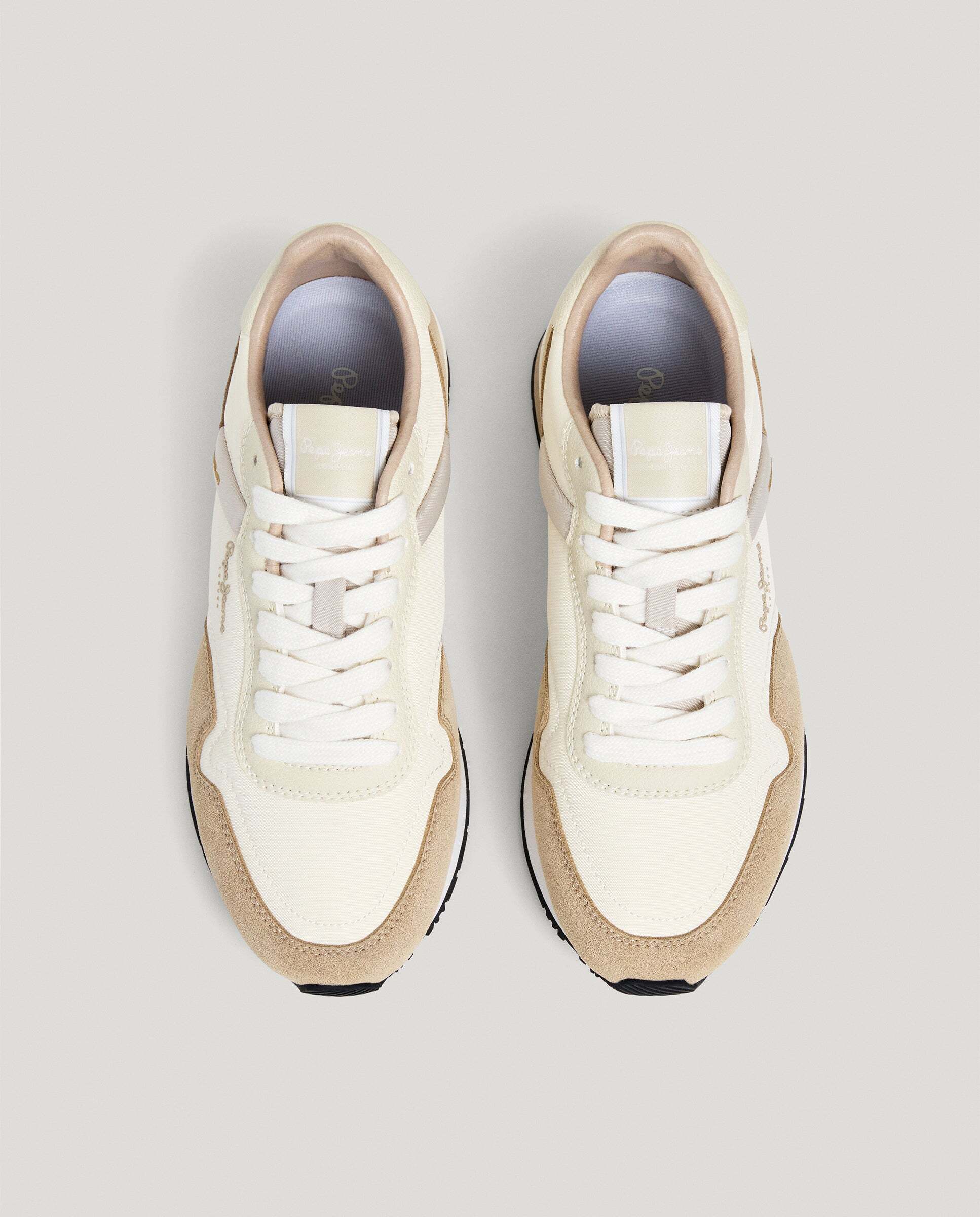 Hailon - Pepe Jeans - zapatillas running combinadas - Natural Natural-3