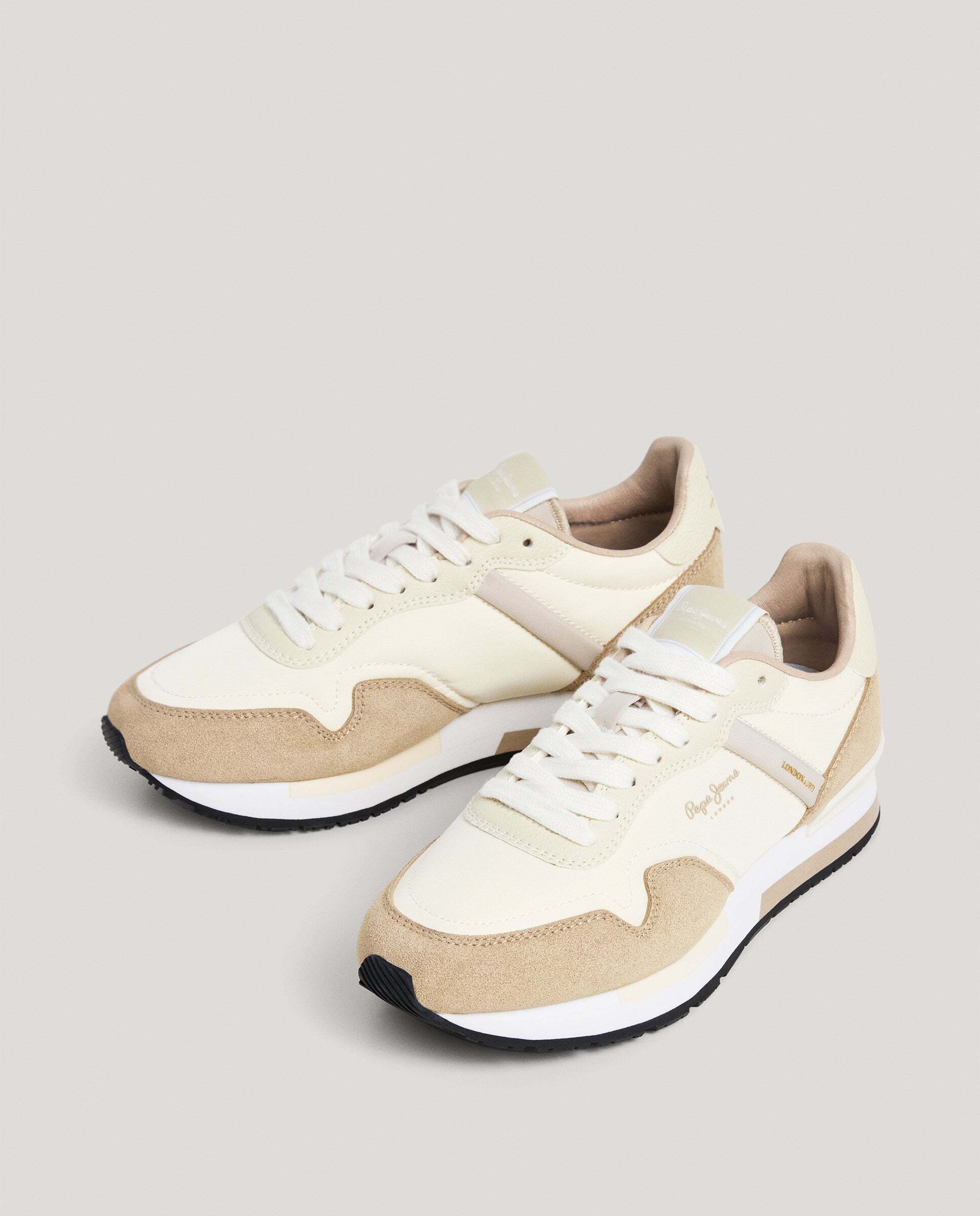 Hailon - Pepe Jeans - zapatillas running combinadas - Natural Natural-2