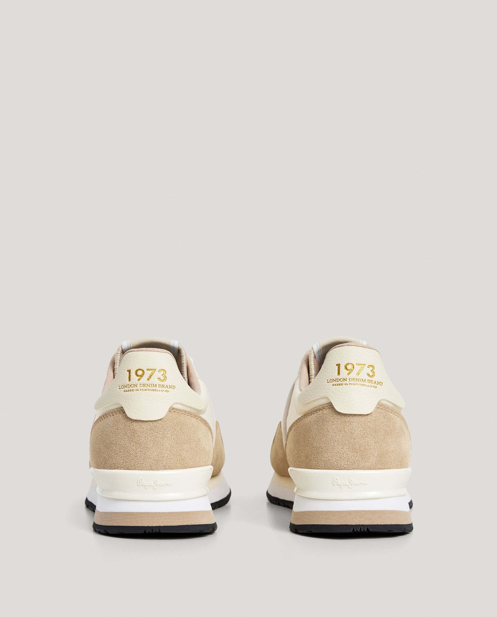 Hailon - Pepe Jeans - zapatillas running combinadas - Natural Natural-4