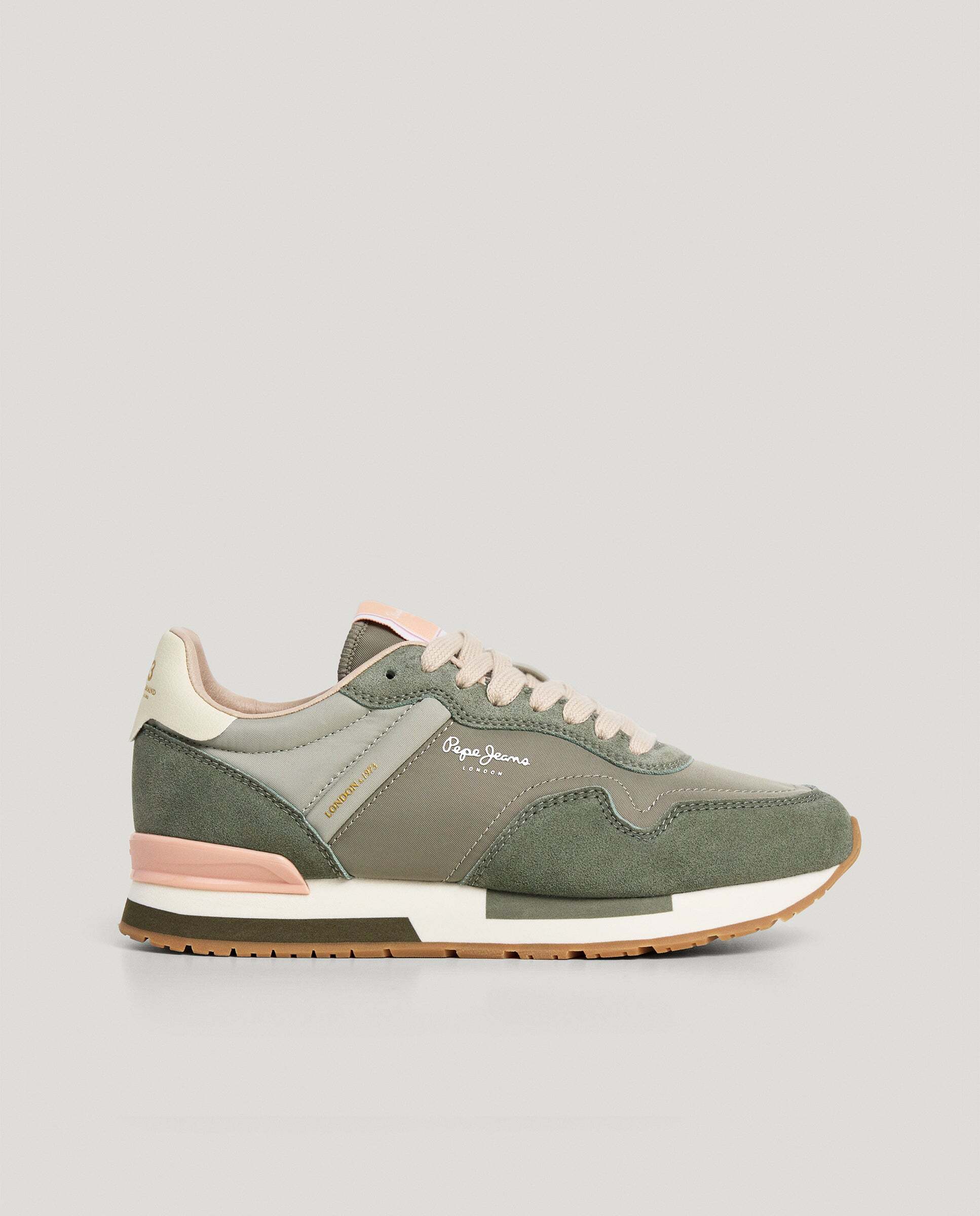 Hailon - Pepe Jeans - zapatillas running combinadas - Verde Verde-1