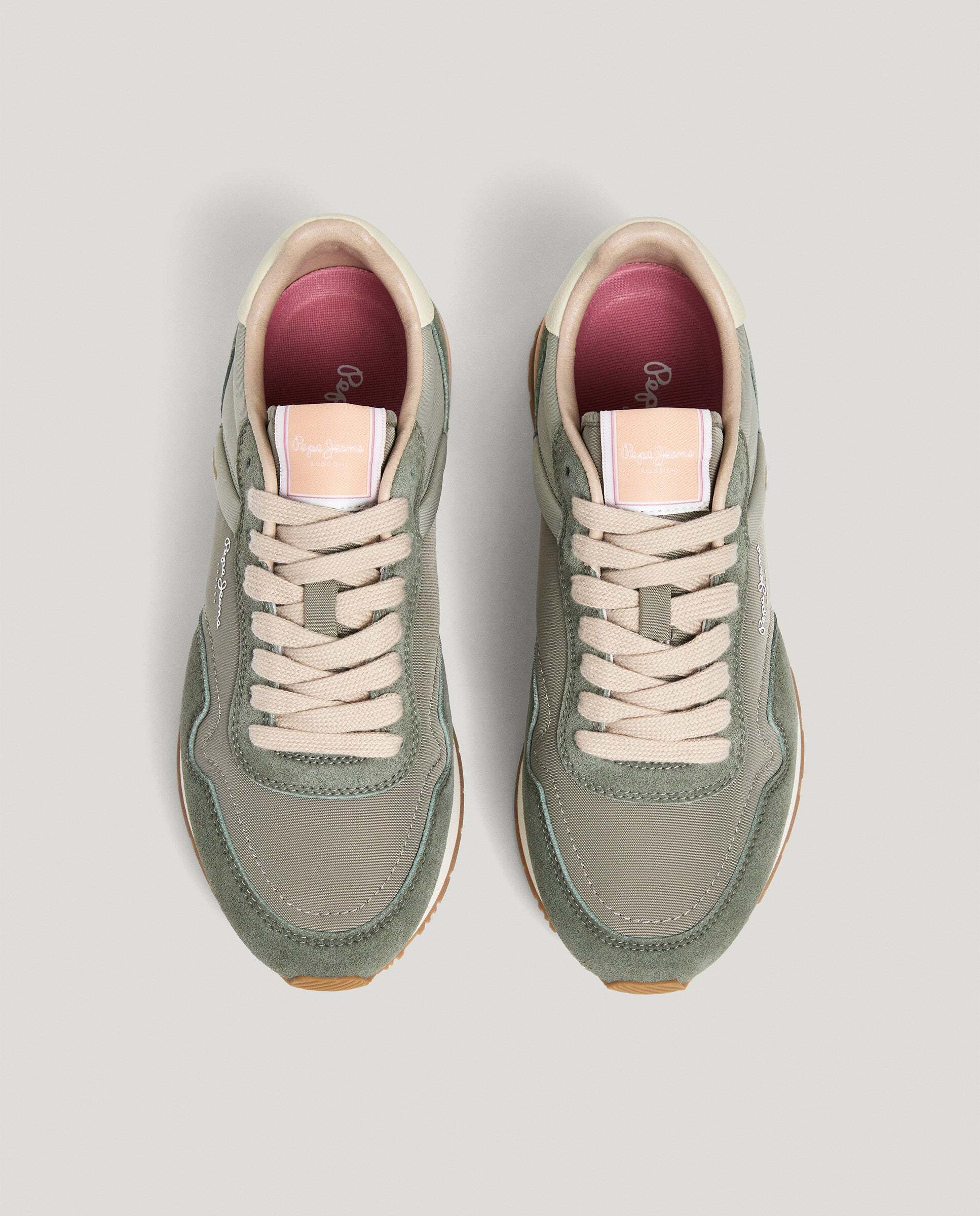 Hailon - Pepe Jeans - zapatillas running combinadas - Verde Verde-3