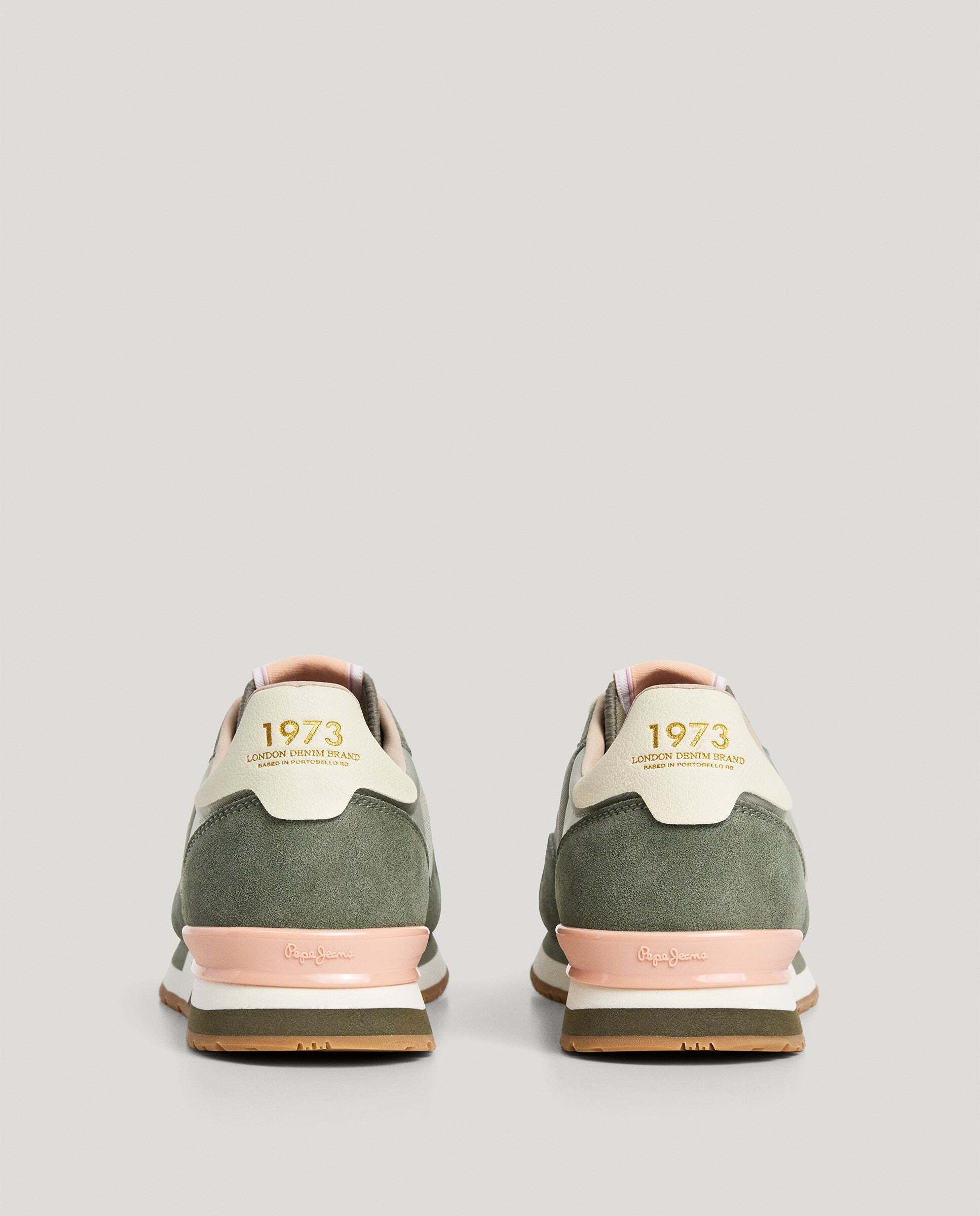 Hailon - Pepe Jeans - zapatillas running combinadas - Verde Verde-4