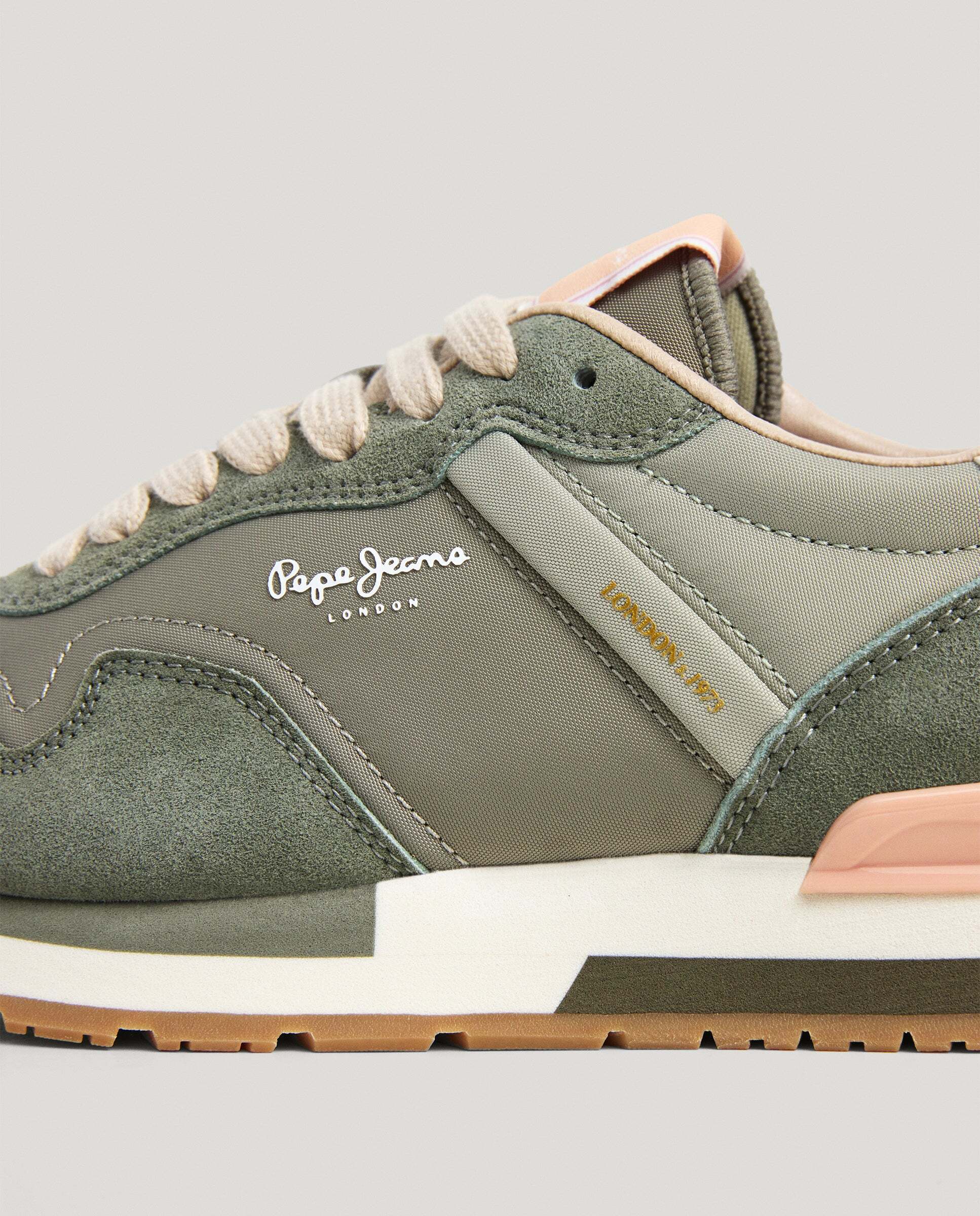 Hailon - Pepe Jeans - zapatillas running combinadas - Verde Verde-5