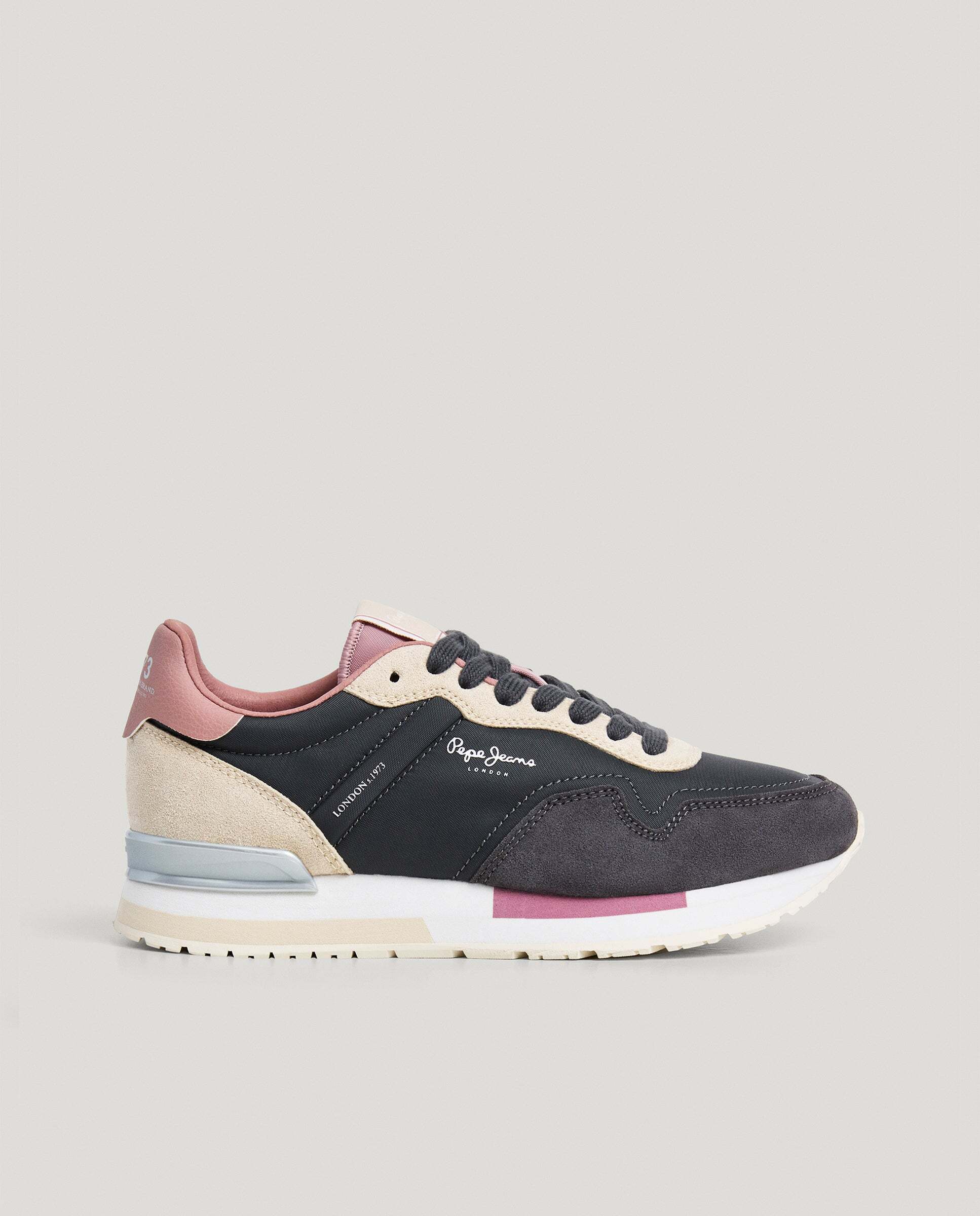 Hailon - Pepe Jeans - zapatillas running combinadas - Negro Negro-1