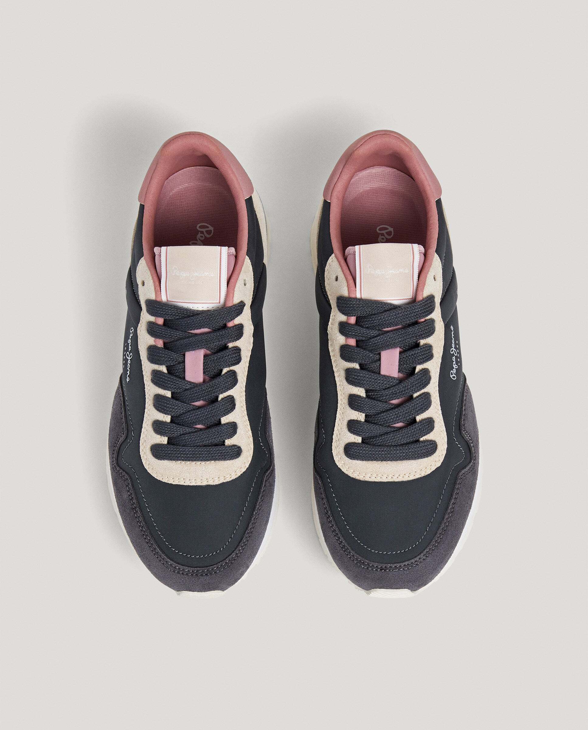 Hailon - Pepe Jeans - zapatillas running combinadas - Negro Negro-3