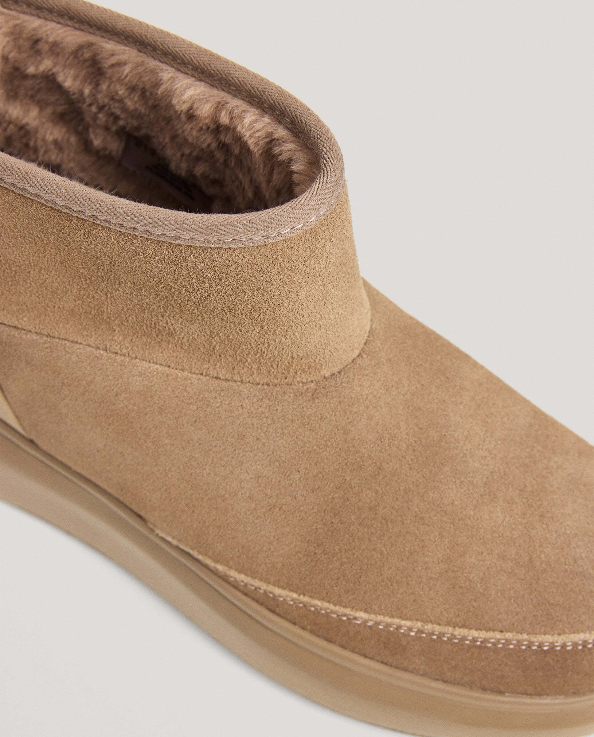 Botines de mujer de ante - Pepe Jeans - Natural Natural-5