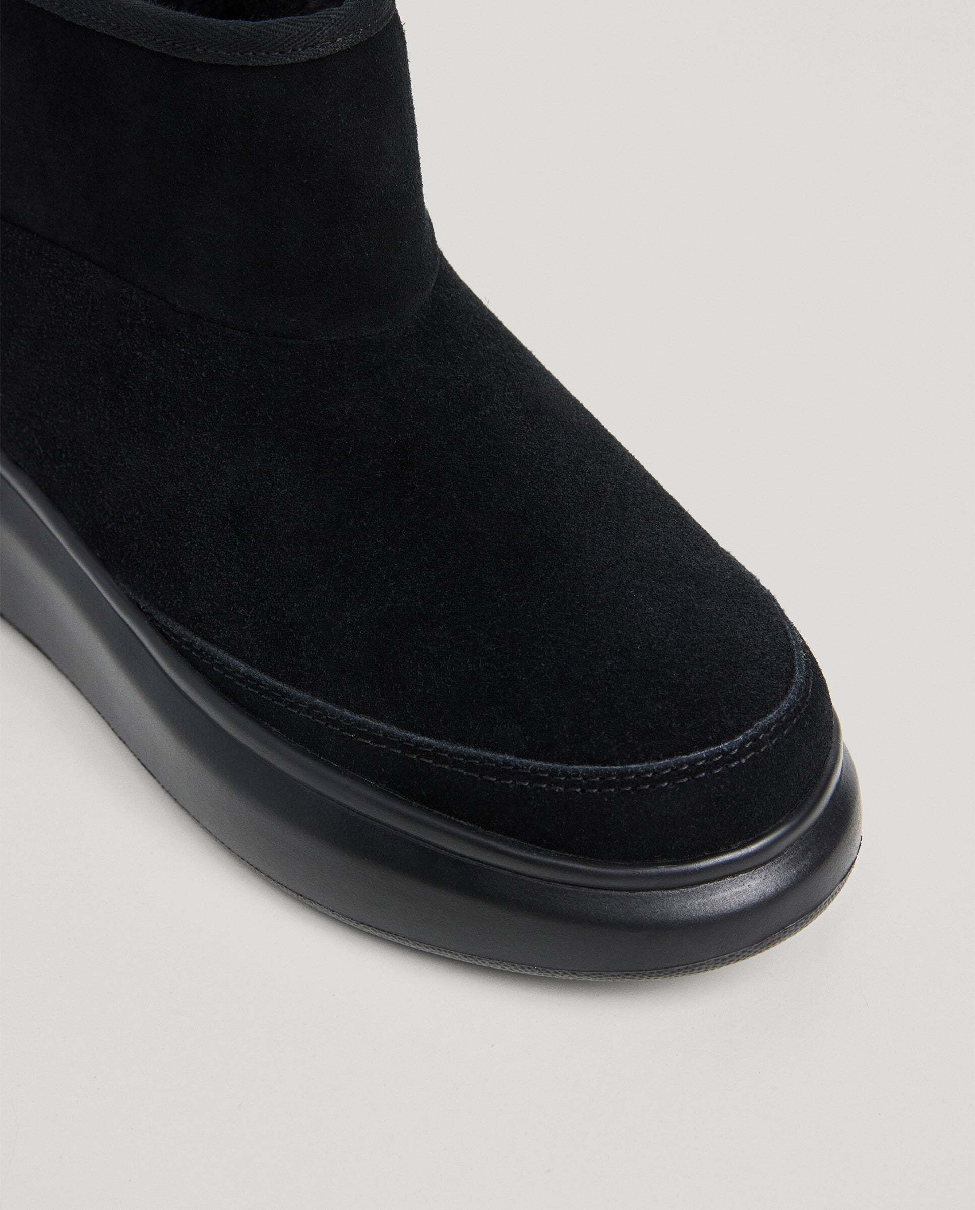 Botines de mujer de ante - Pepe Jeans - Negro Negro-5