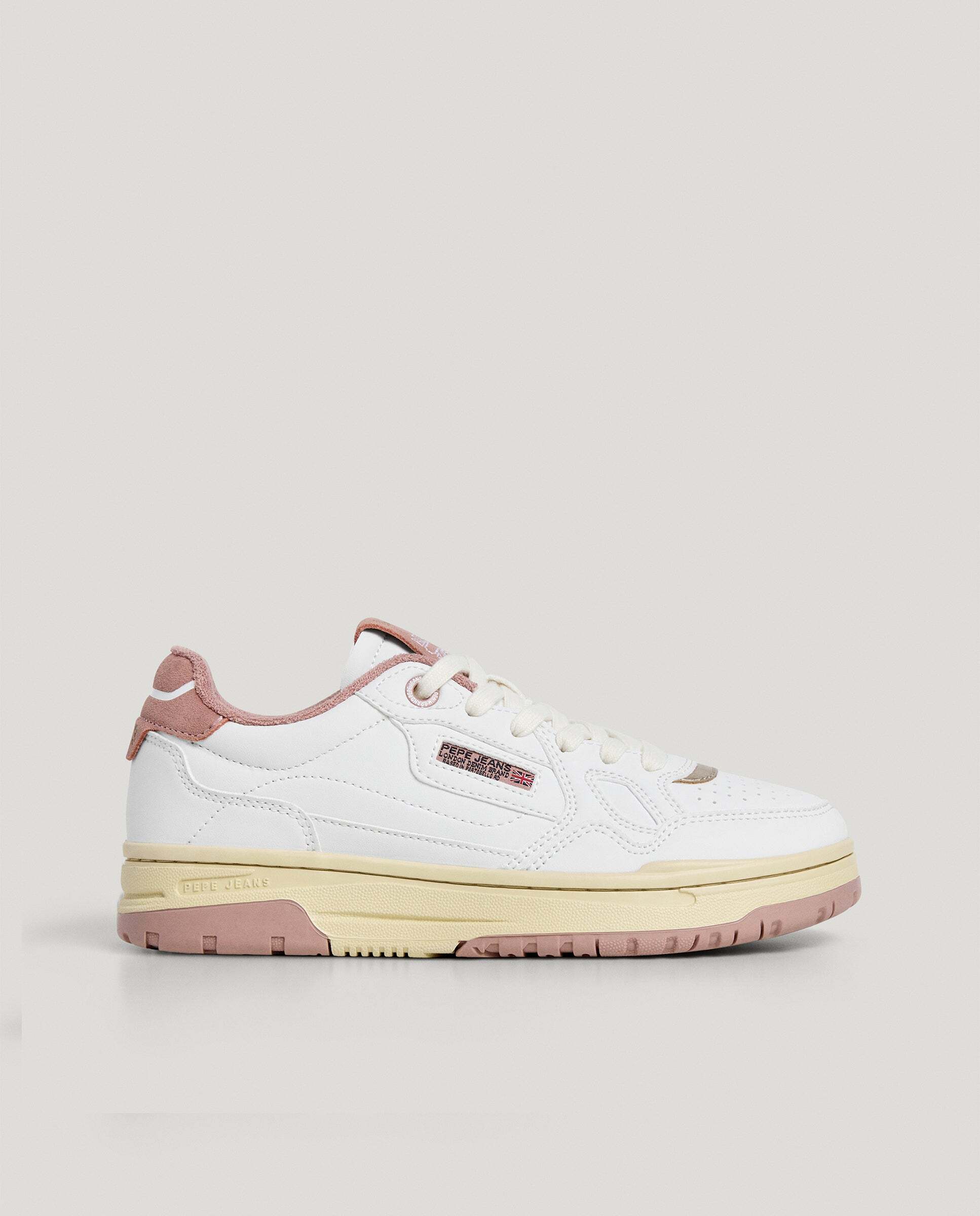 Chester - Pepe Jeans - zapatillas con detalles ante - Blanco Blanco-1
