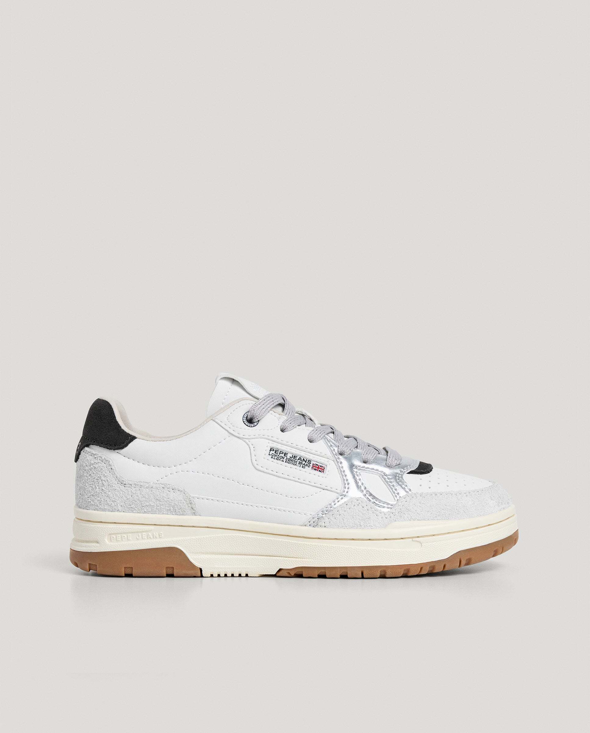 Chester - Pepe Jeans - zapatillas con detalles ante - Blanco Blanco-1
