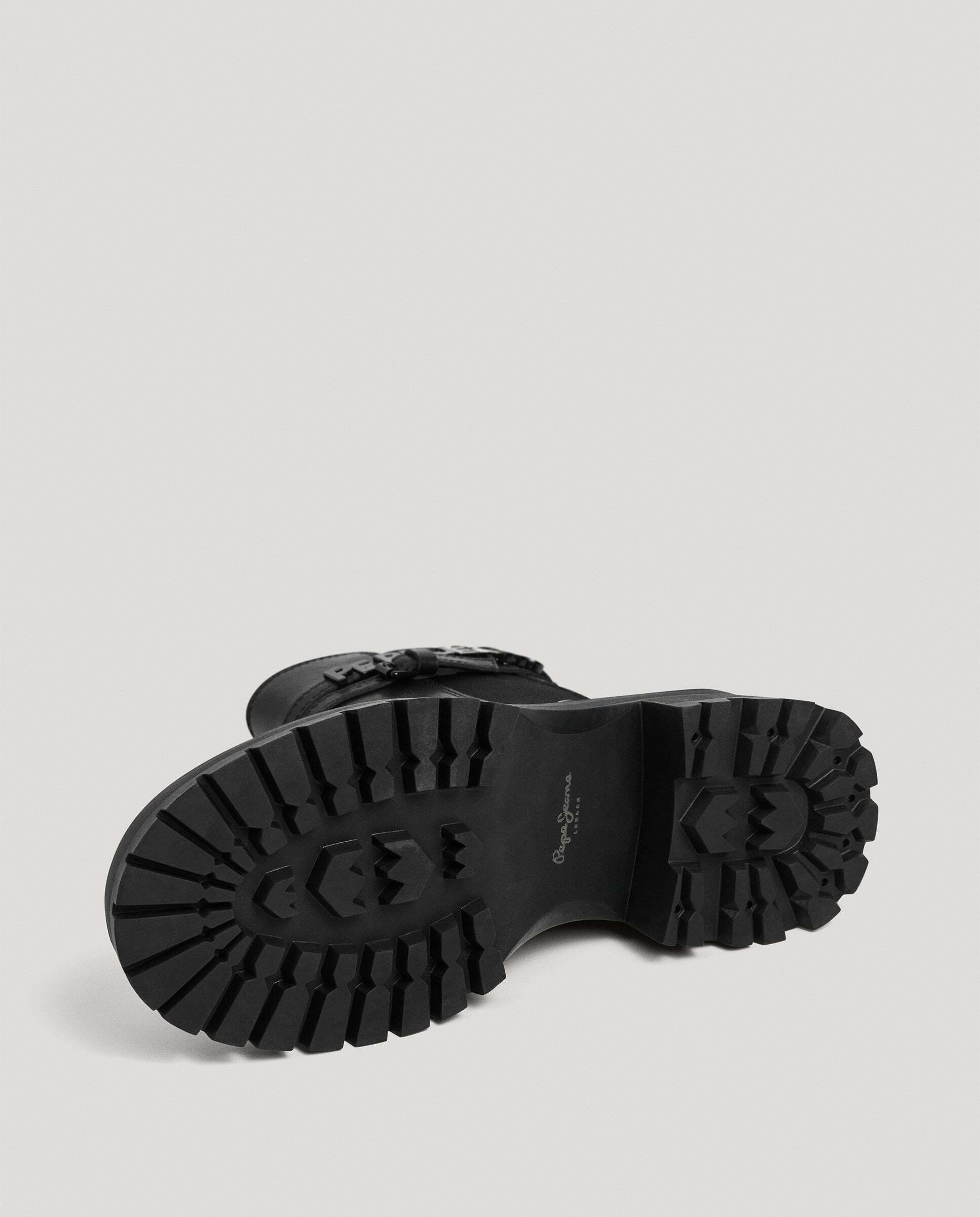 Botas de mujer chelsea 100% piel - Pepe Jeans - Negro Negro-6