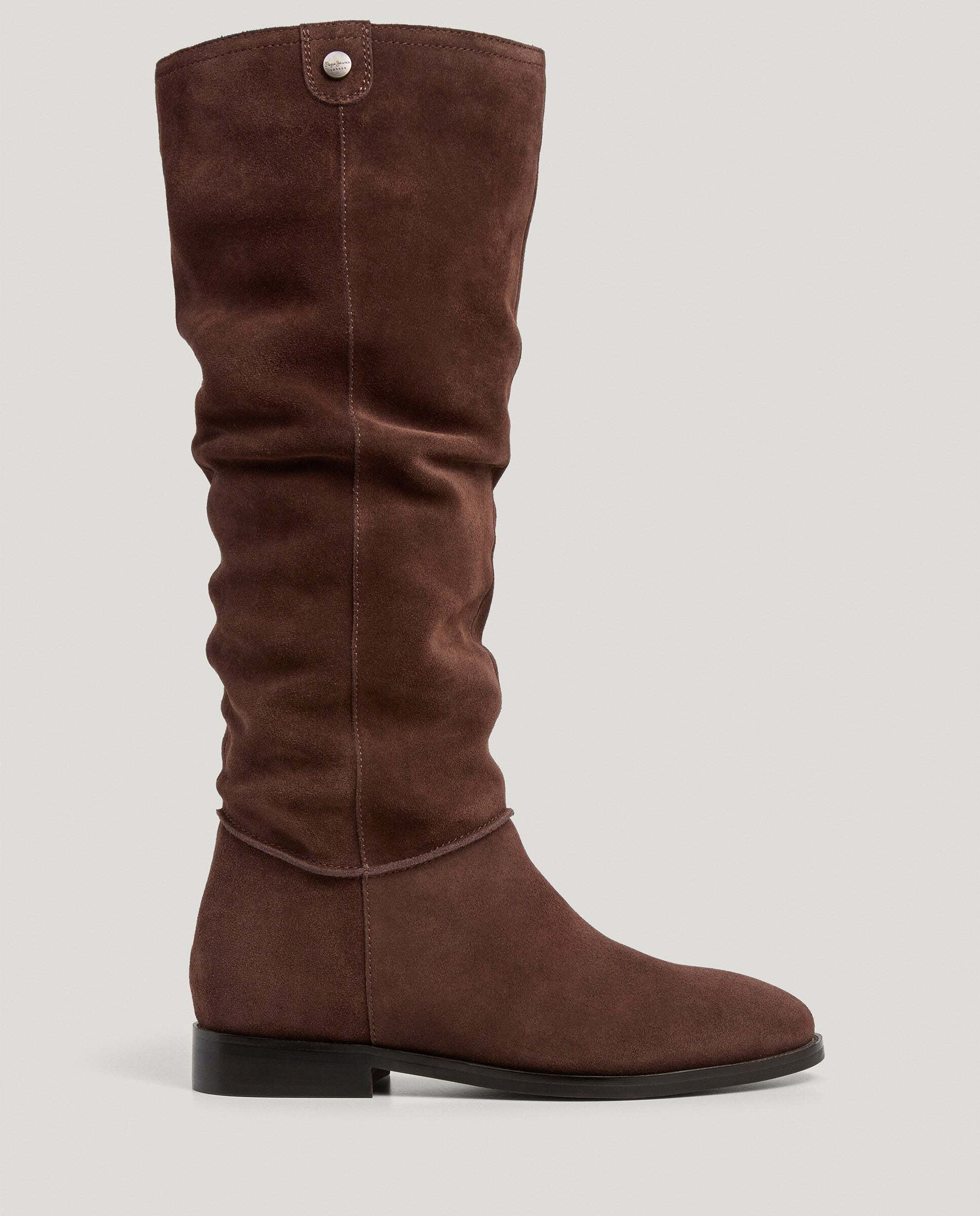 Botas de mujer de ante - Pepe Jeans - Marrón Marrón-1