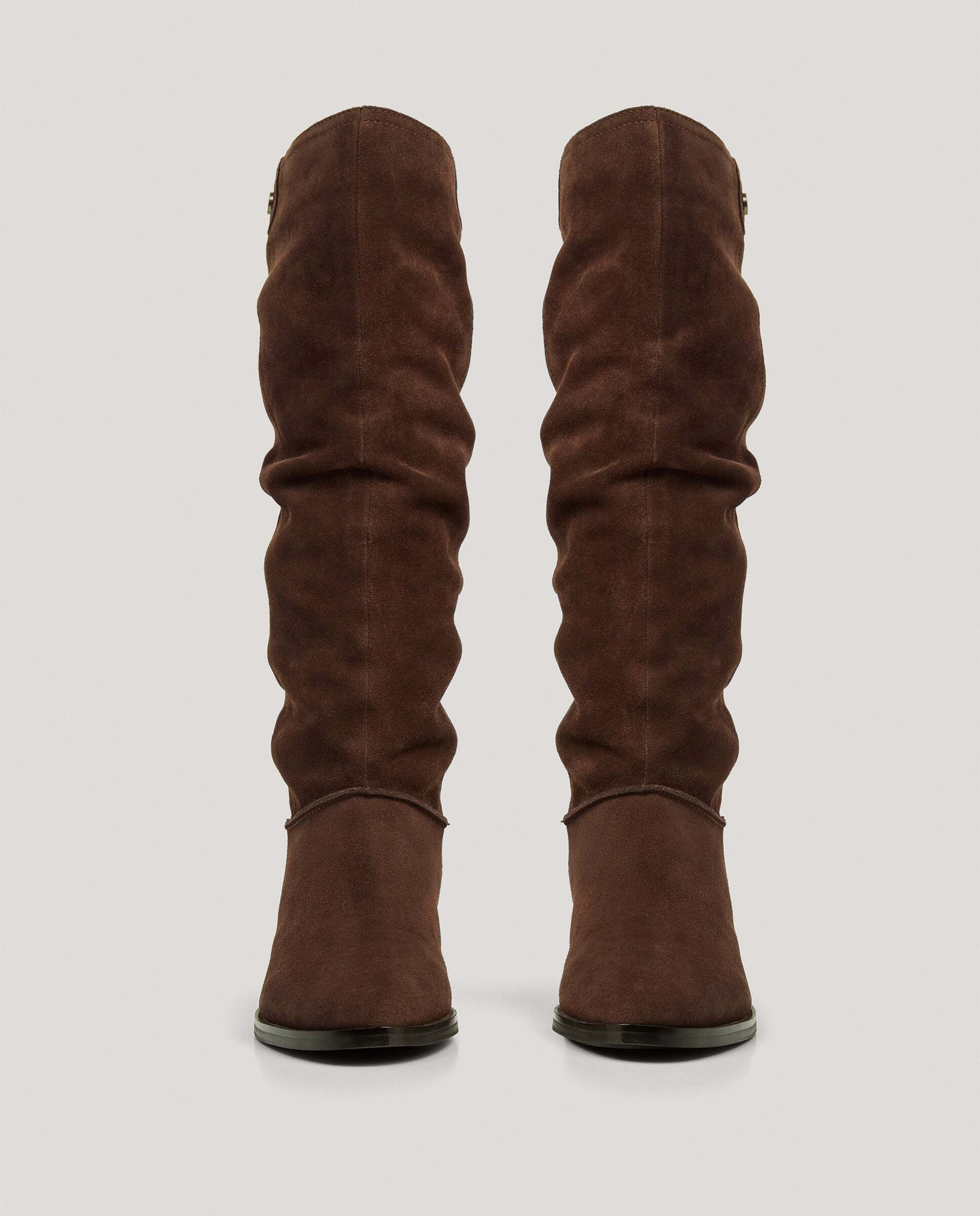 Botas de mujer de ante - Pepe Jeans - Marrón Marrón-2