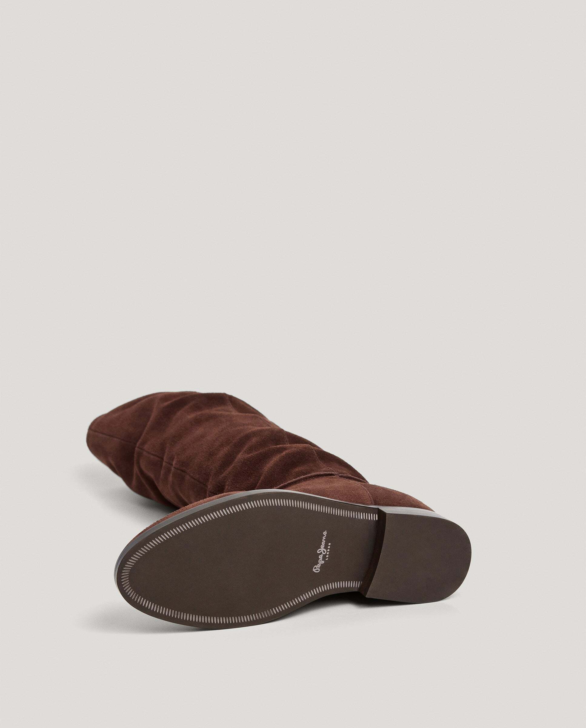 Botas de mujer de ante - Pepe Jeans - Marrón Marrón-6
