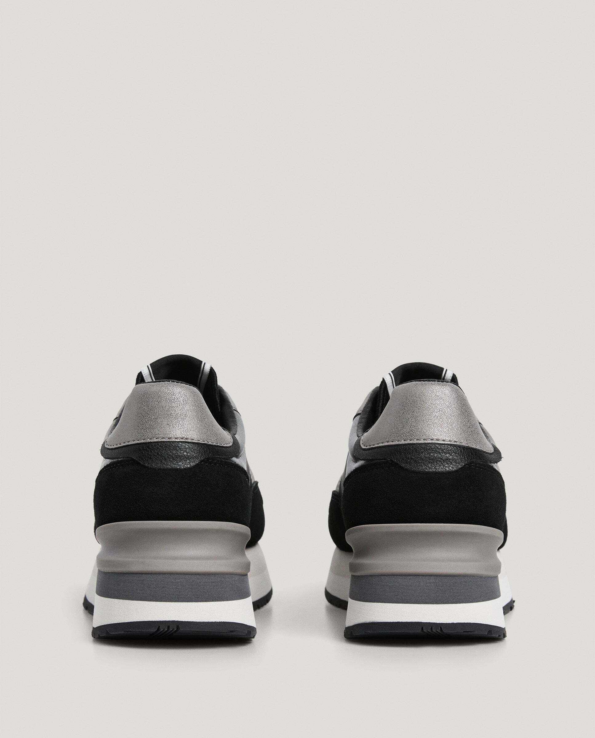 Nala - Pepe Jeans - zapatillas con detalles en ante - Negro Negro-4