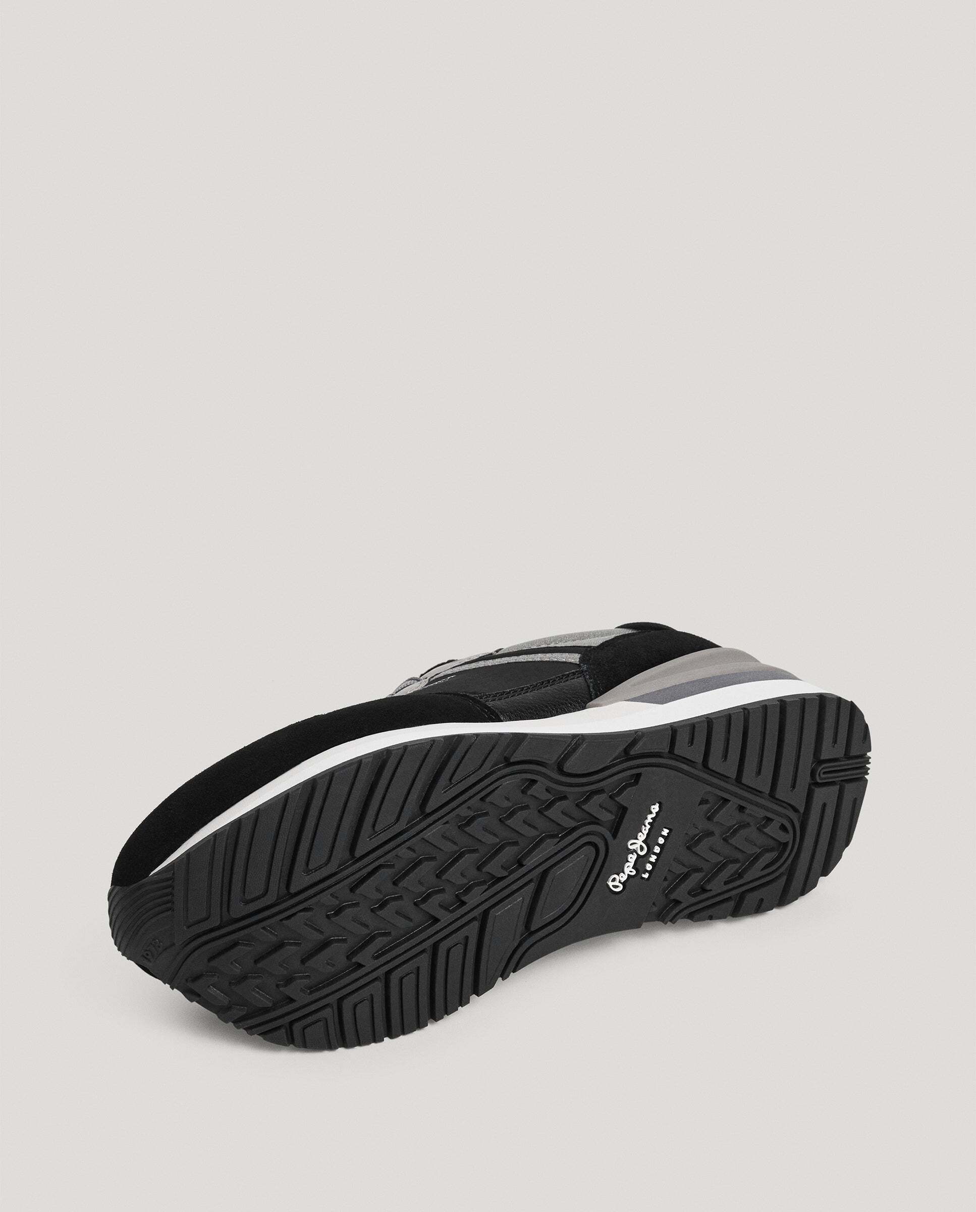 Nala - Pepe Jeans - zapatillas con detalles en ante - Negro Negro-6