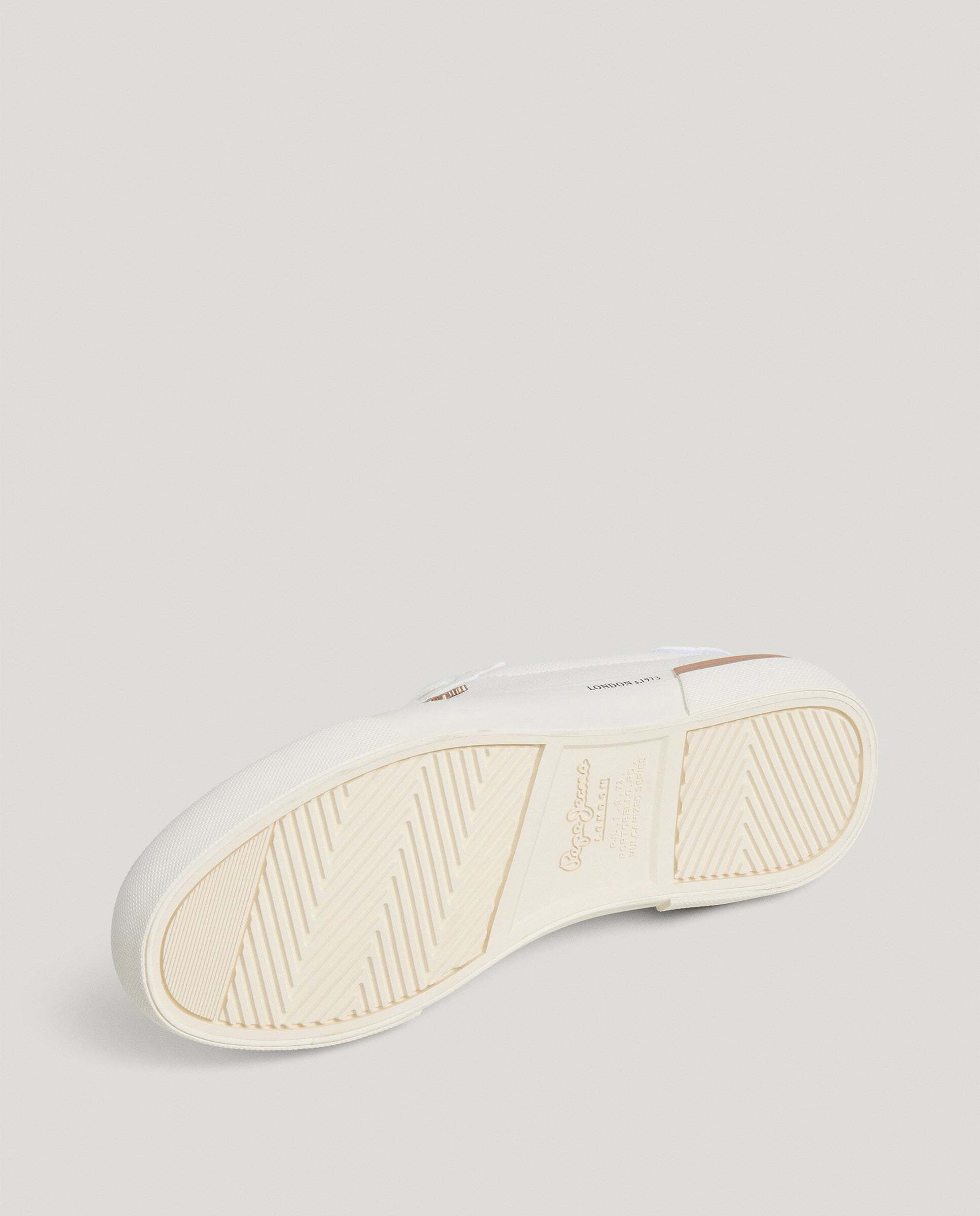 Zapatillas de mujer clásicas cierre cordones - Pepe Jeans - Blanco Blanco-6