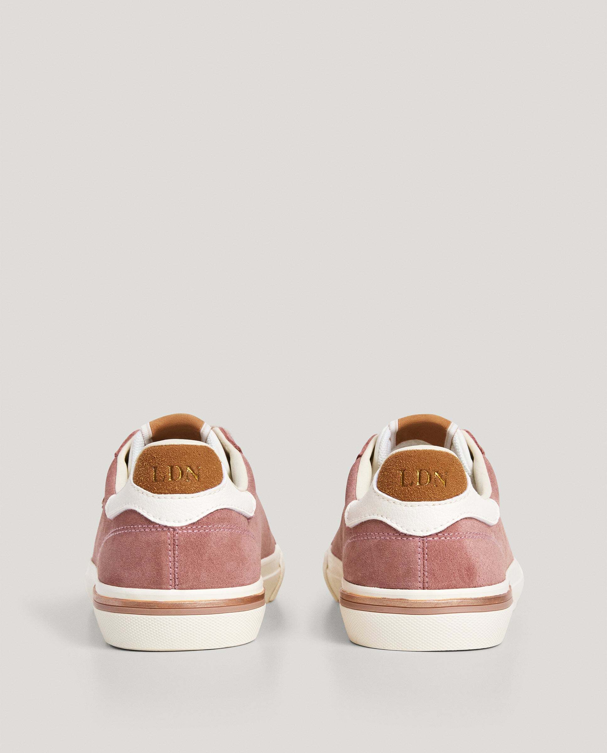 Zapatillas de mujer clásicas de ante - Pepe Jeans - Rosa Rosa-4