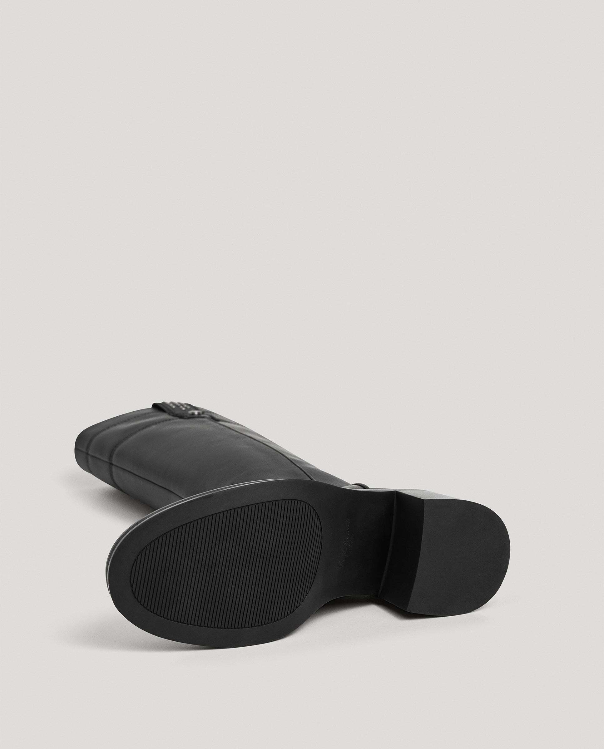 Botas de mujer de tacón 100% piel - Pepe Jeans - Negro Negro-4