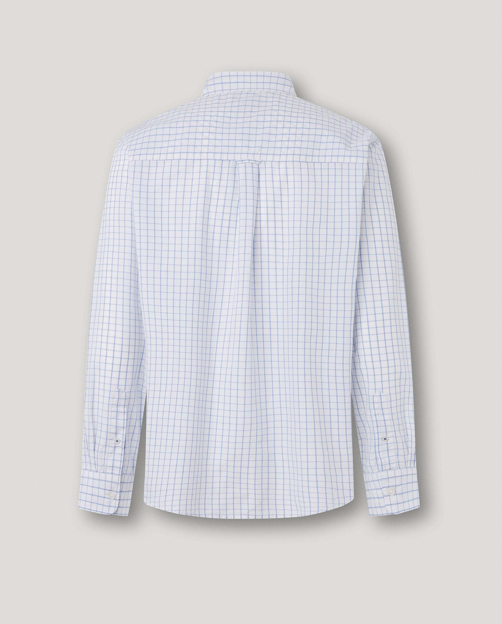 Camisa de hombre popelín cuadros fit casual - Pepe Jeans - Azul Azul-5
