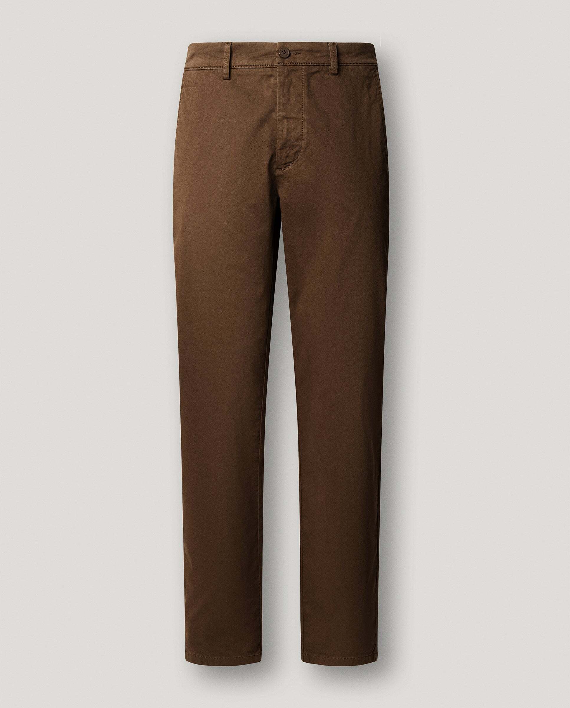 Pantalón de hombre chino sarga fit slim - Pepe Jeans - Marrón Marrón-6