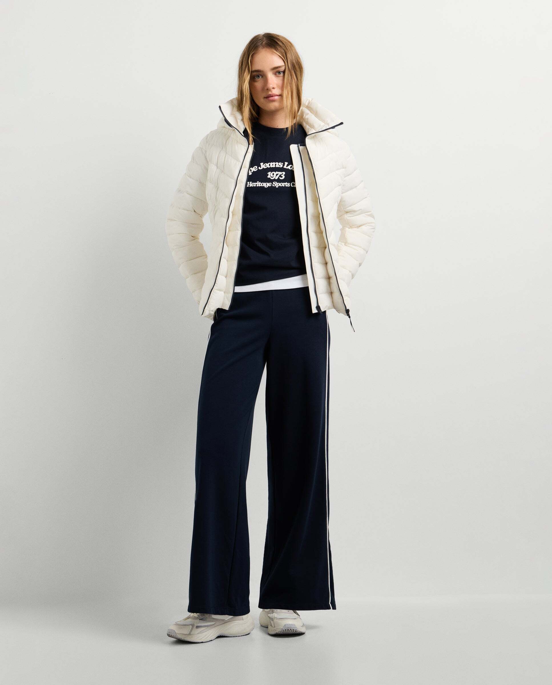 Plumífero de mujer acolchado impermeable - Pepe Jeans - Blanco Blanco-2