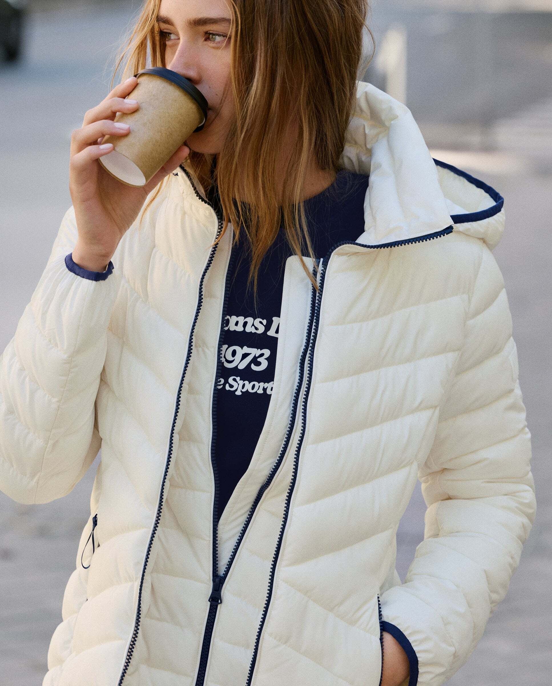 Plumífero de mujer acolchado impermeable - Pepe Jeans - Blanco Blanco-3