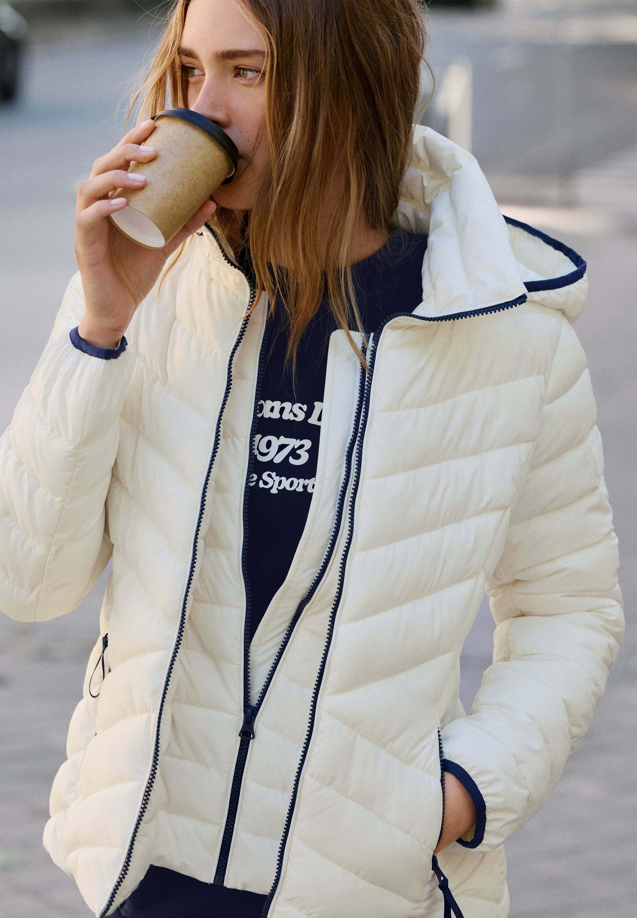 Plumífero de mujer acolchado impermeable - Pepe Jeans - Blanco Blanco-4