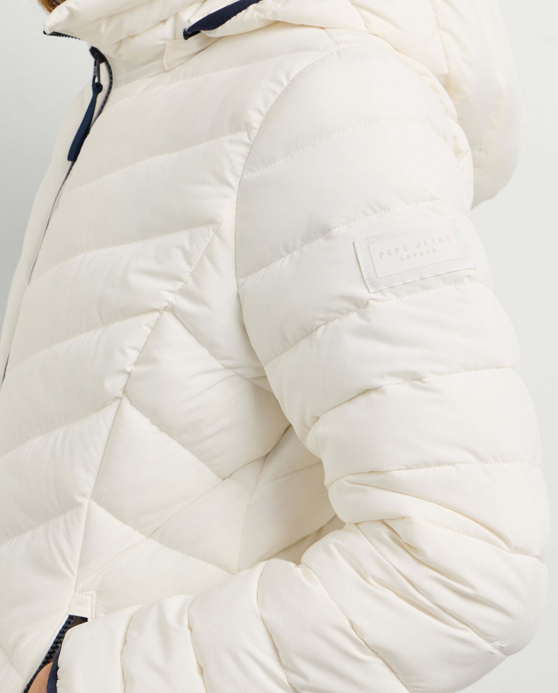Plumífero de mujer acolchado impermeable - Pepe Jeans - Blanco Blanco-6