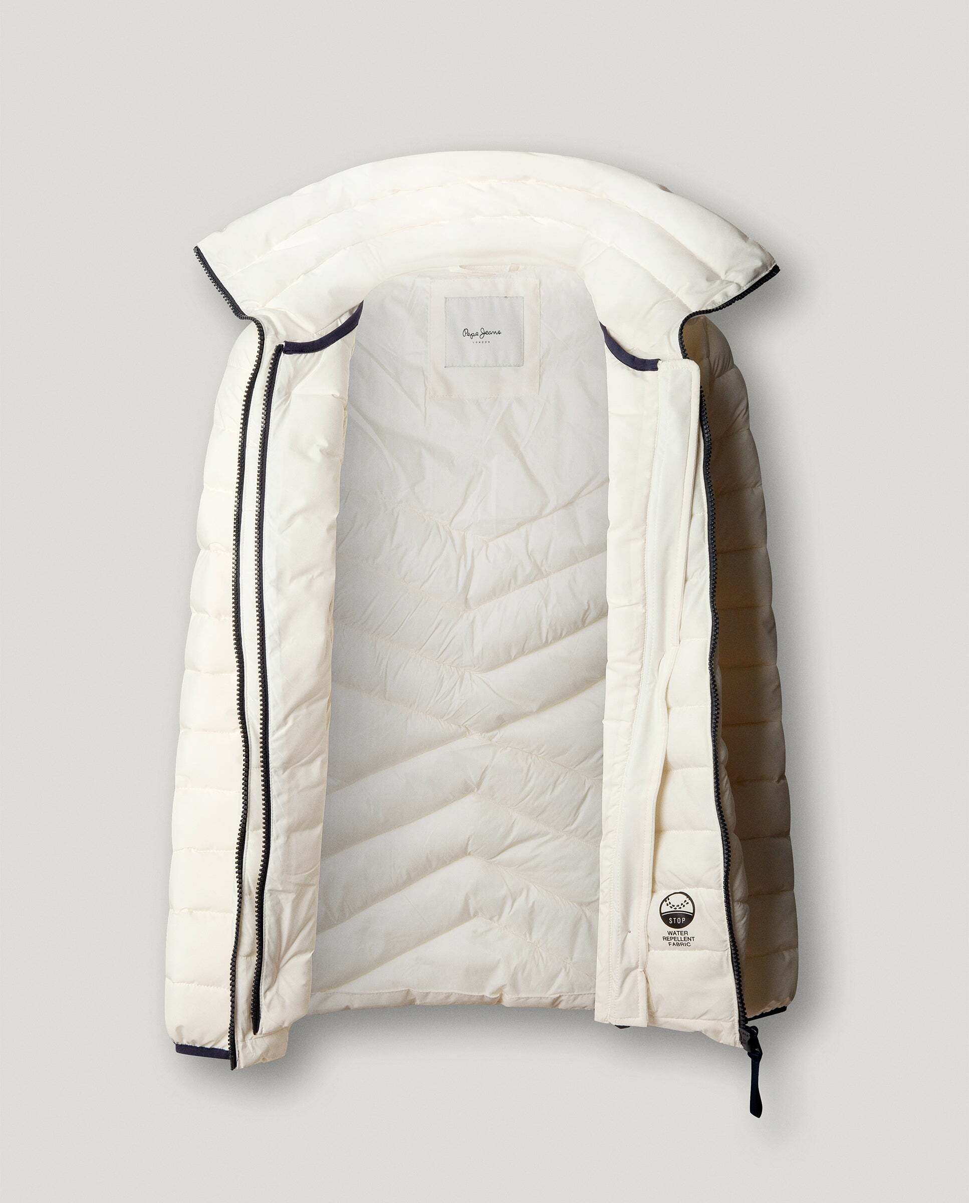 Plumífero de mujer acolchado impermeable - Pepe Jeans - Blanco Blanco-9