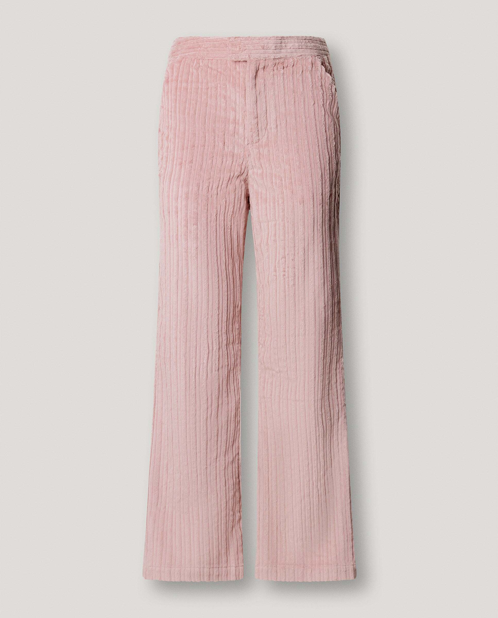 Pantalón de mujer de pana fit recto - Pepe Jeans - Rosa claro Rosa claro-6
