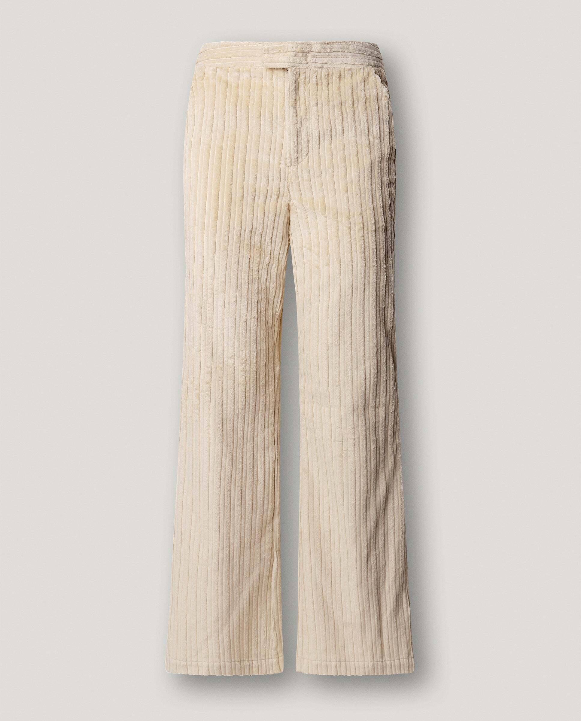 Pantalón de mujer de pana fit recto - Pepe Jeans - Blanco roto Blanco roto-6