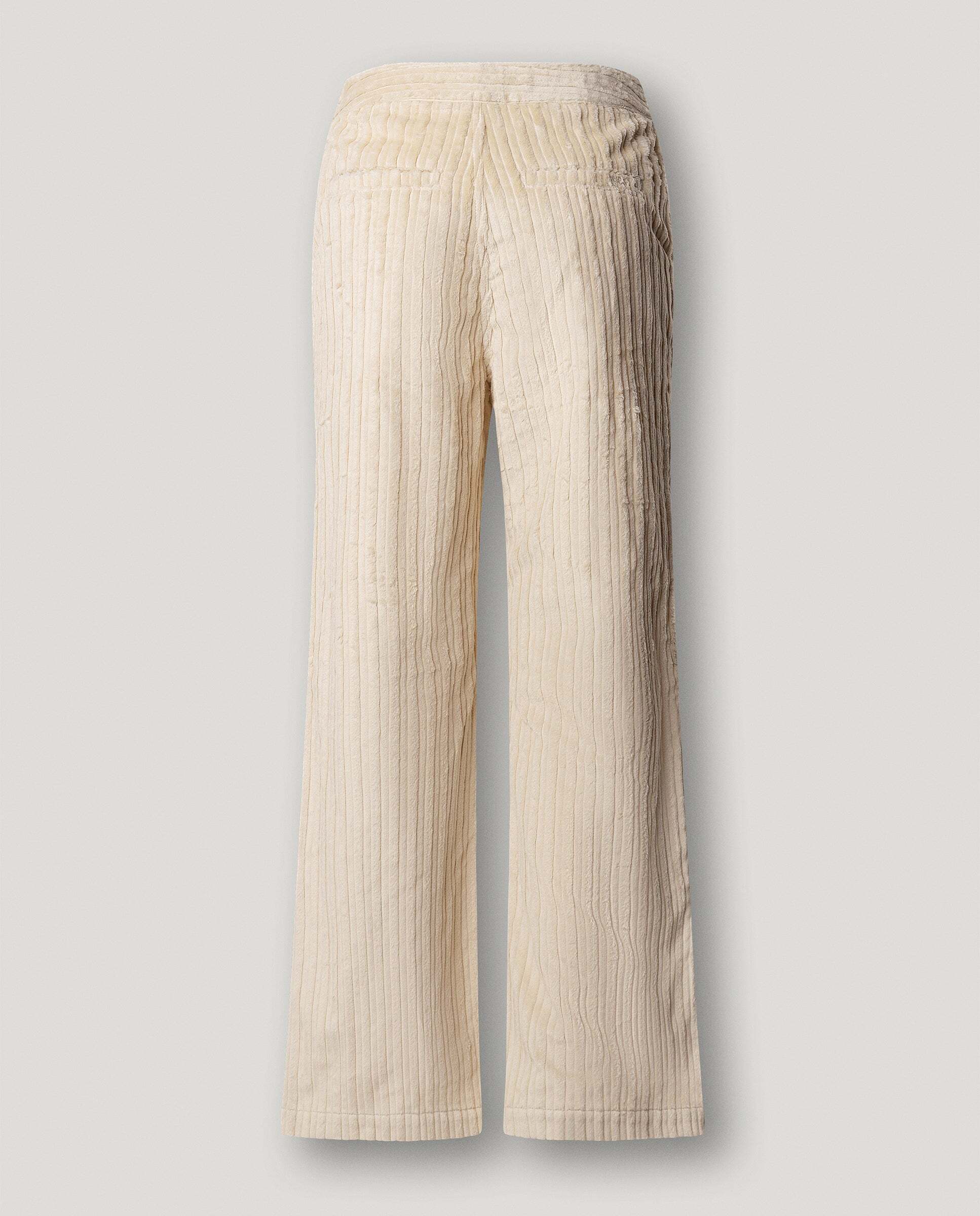 Pantalón de mujer de pana fit recto - Pepe Jeans - Blanco roto Blanco roto-5
