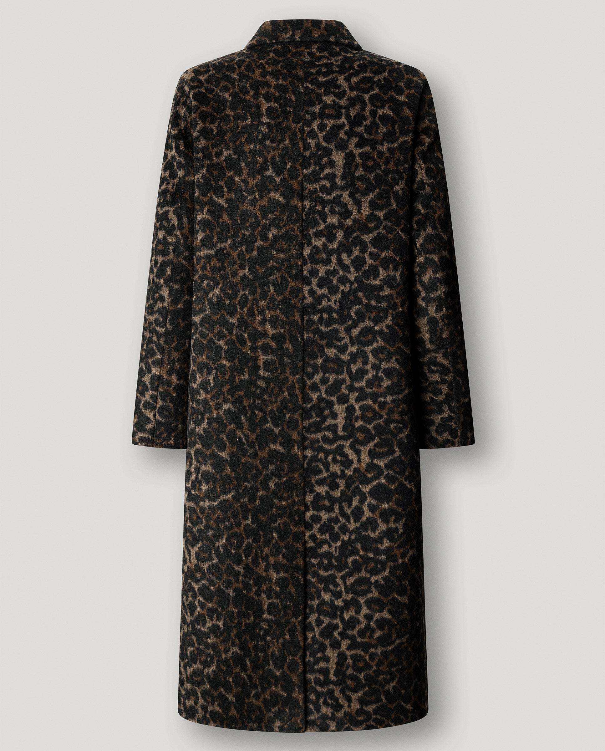 W11 marla - Pepe Jeans - abrigo de mujer largo animal print - Marrón Marrón-5